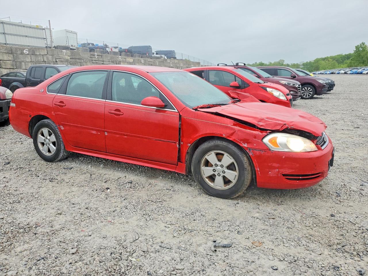 2009 Chevrolet Impala 1lt Red vin: 2G1WT57K091139240