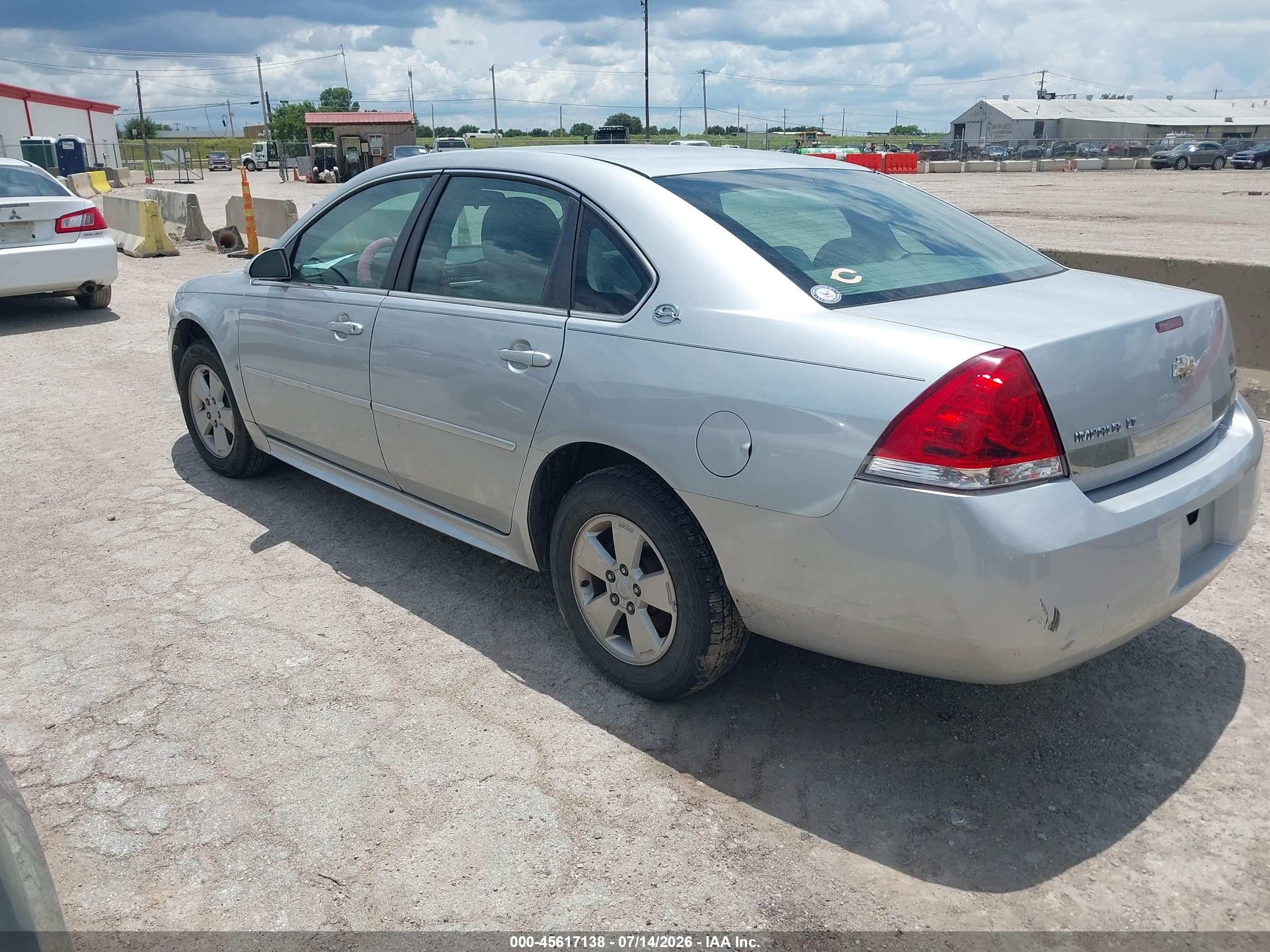 2009 Chevrolet Impala Lt Серый vin: 2G1WT57K091161996