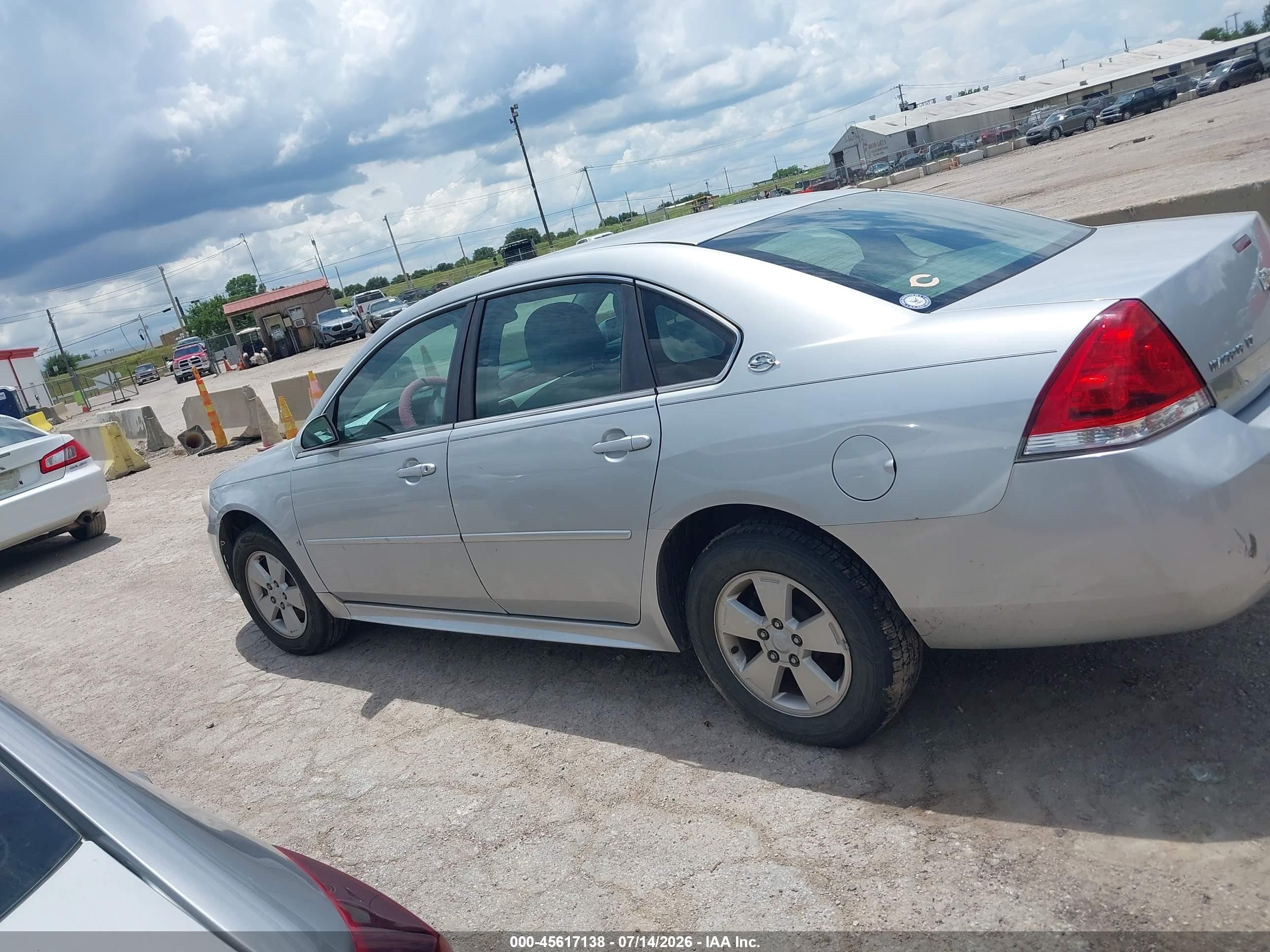 2009 Chevrolet Impala Lt Серый vin: 2G1WT57K091161996