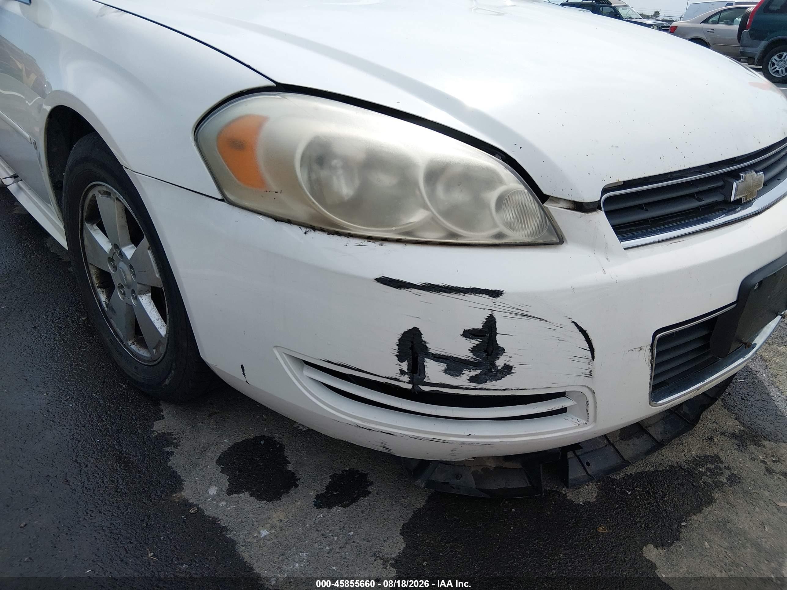2009 Chevrolet Impala Lt Белый vin: 2G1WT57K091183187