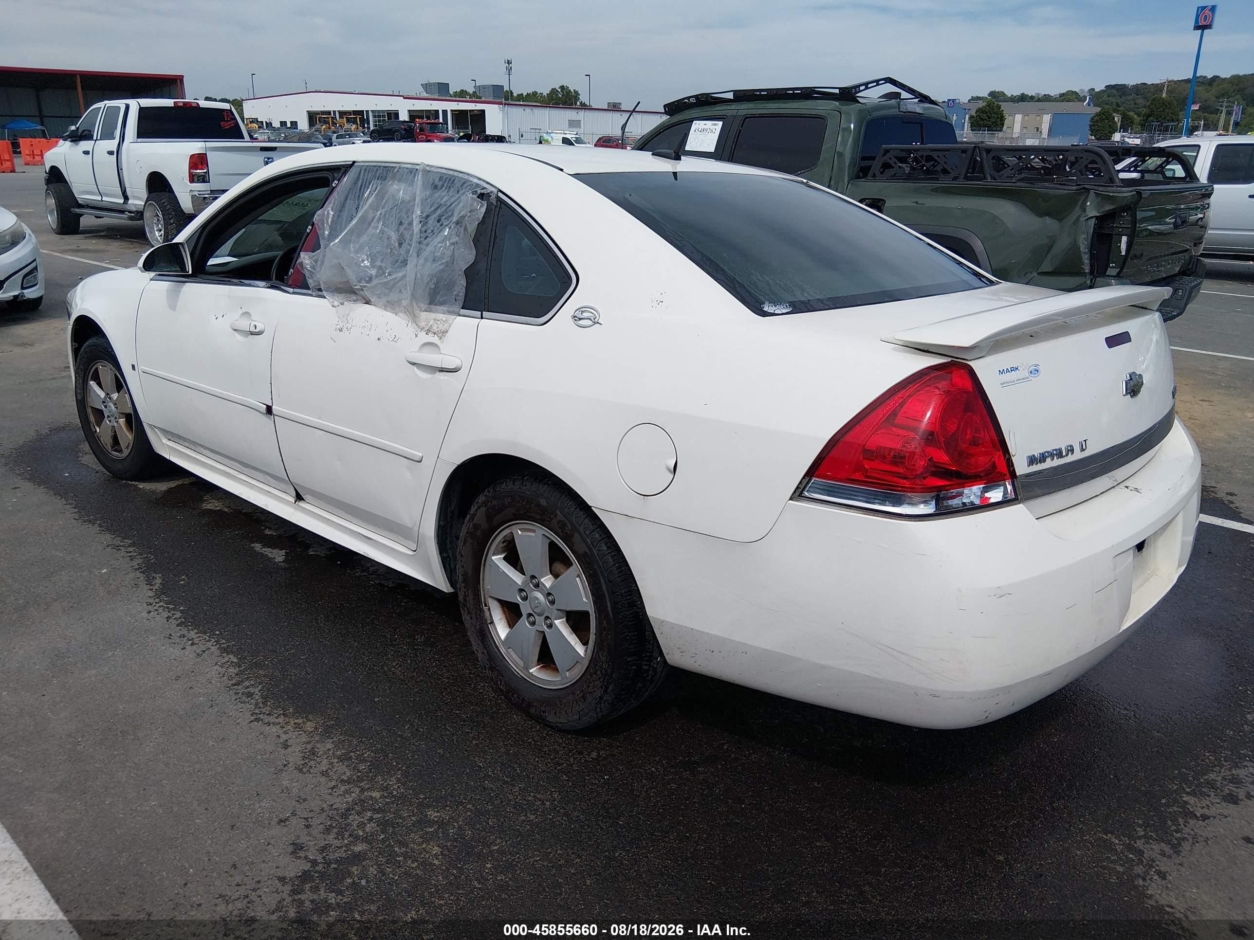 2009 Chevrolet Impala Lt Белый vin: 2G1WT57K091183187
