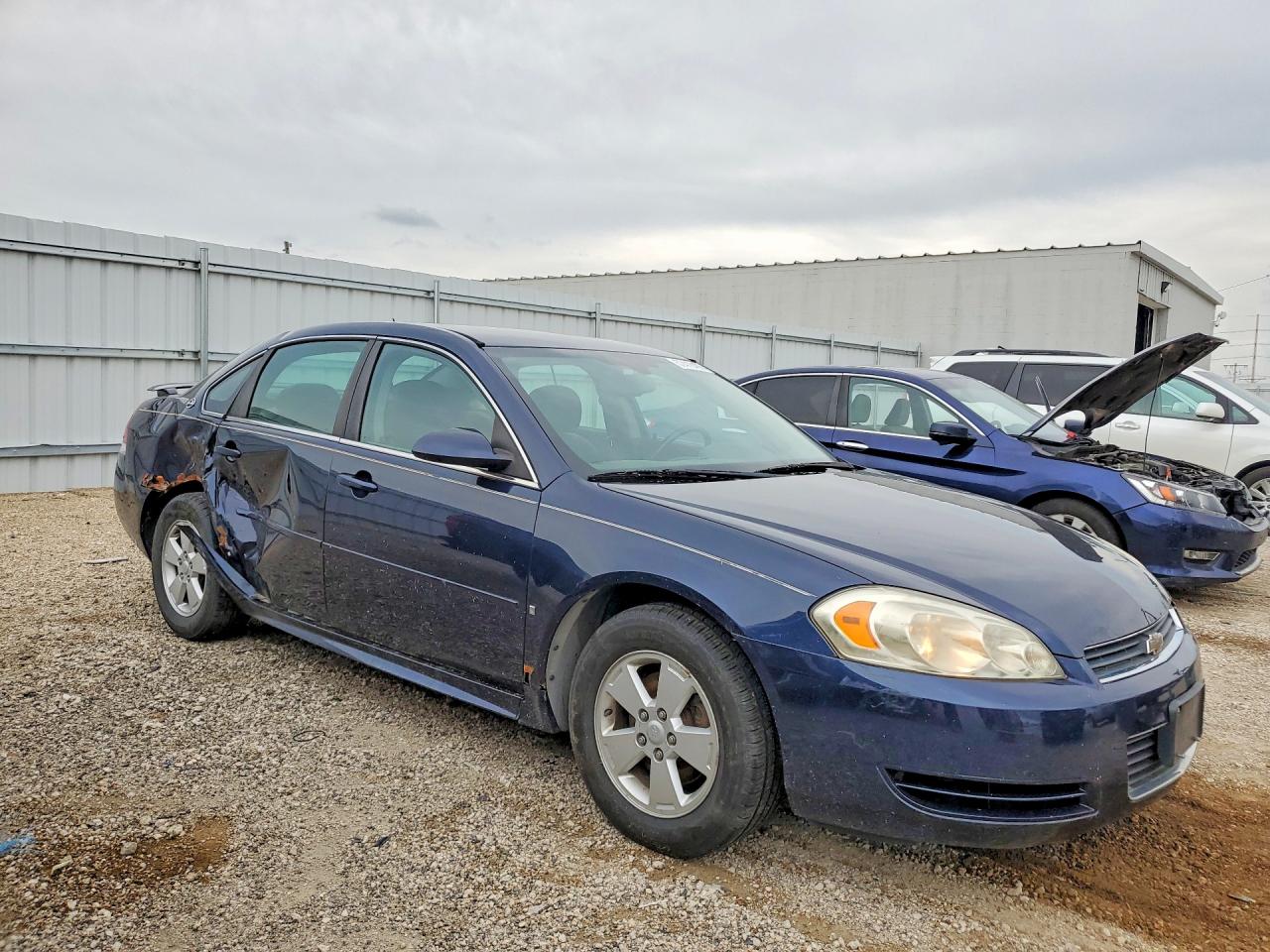 2009 Chevrolet Impala 1lt Blue vin: 2G1WT57K091228306