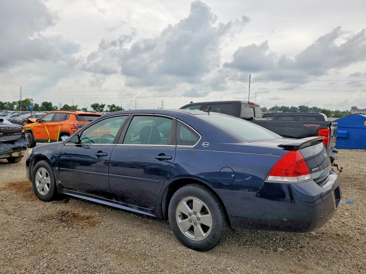 2009 Chevrolet Impala 1lt Blue vin: 2G1WT57K091228306