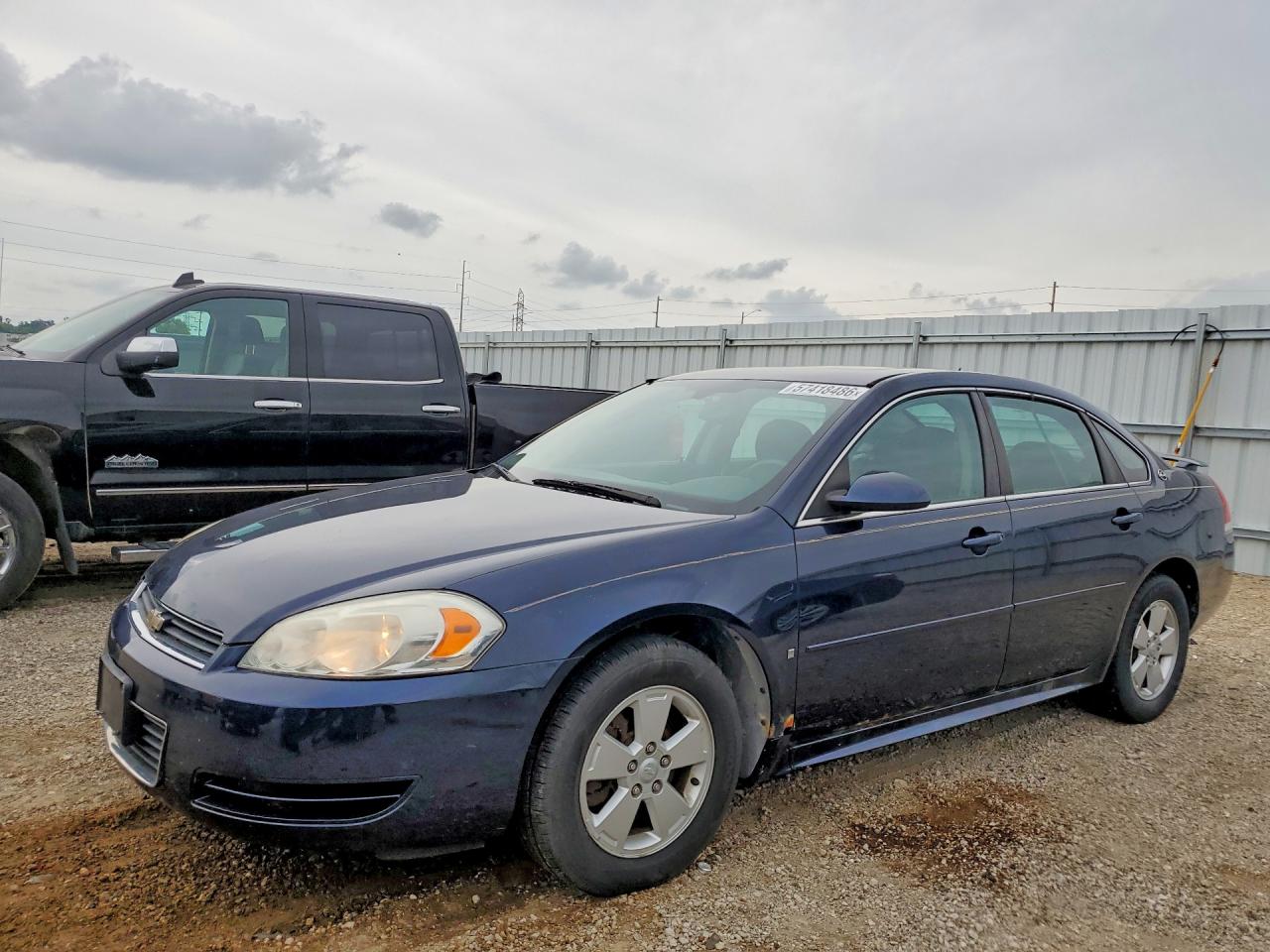 2009 Chevrolet Impala 1lt Blue vin: 2G1WT57K091228306