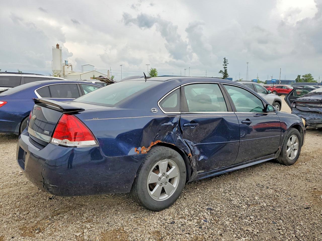 2009 Chevrolet Impala 1lt Blue vin: 2G1WT57K091228306