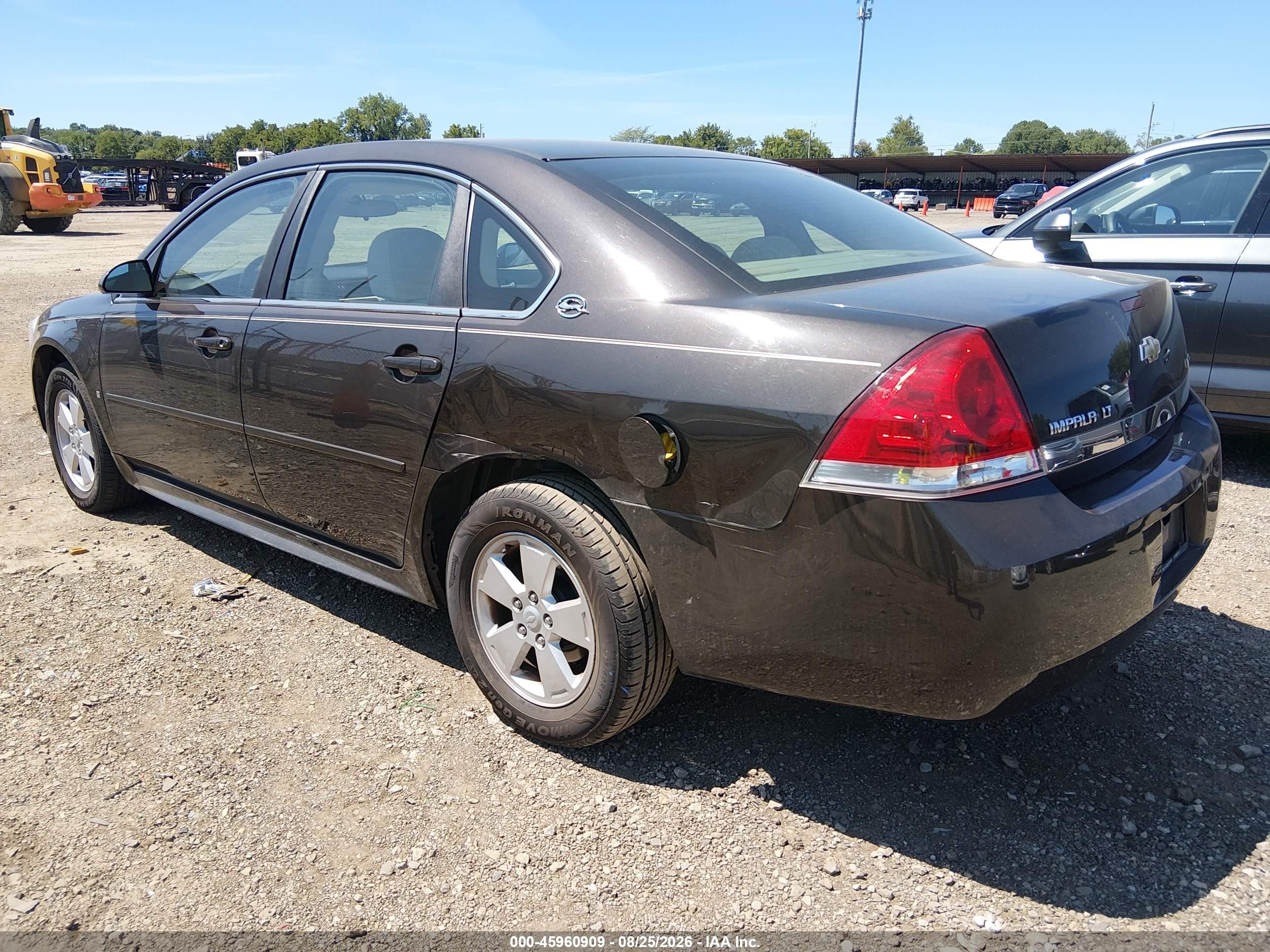 2009 Chevrolet Impala Lt Brown vin: 2G1WT57K191154734