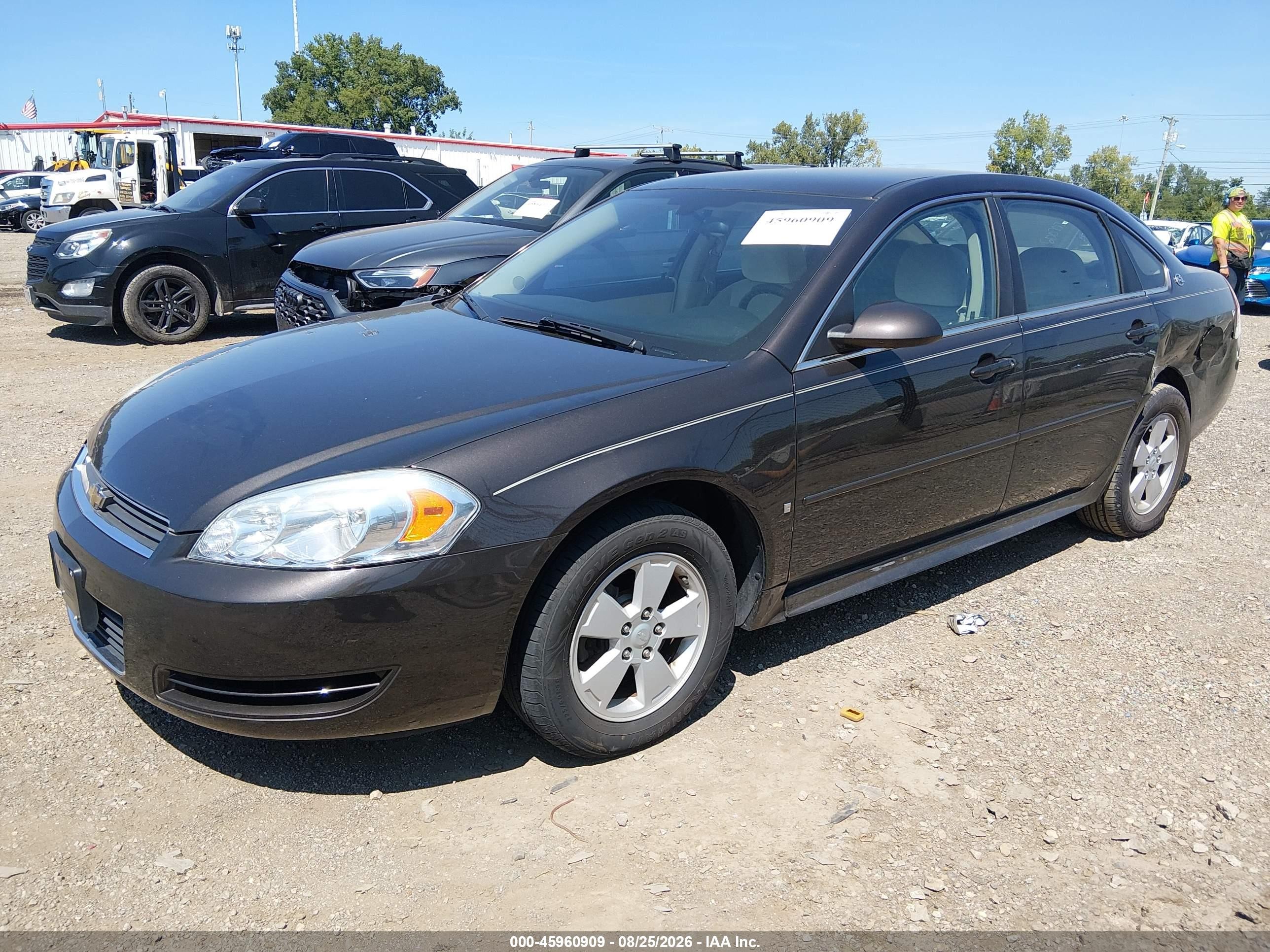 2009 Chevrolet Impala Lt Brown vin: 2G1WT57K191154734
