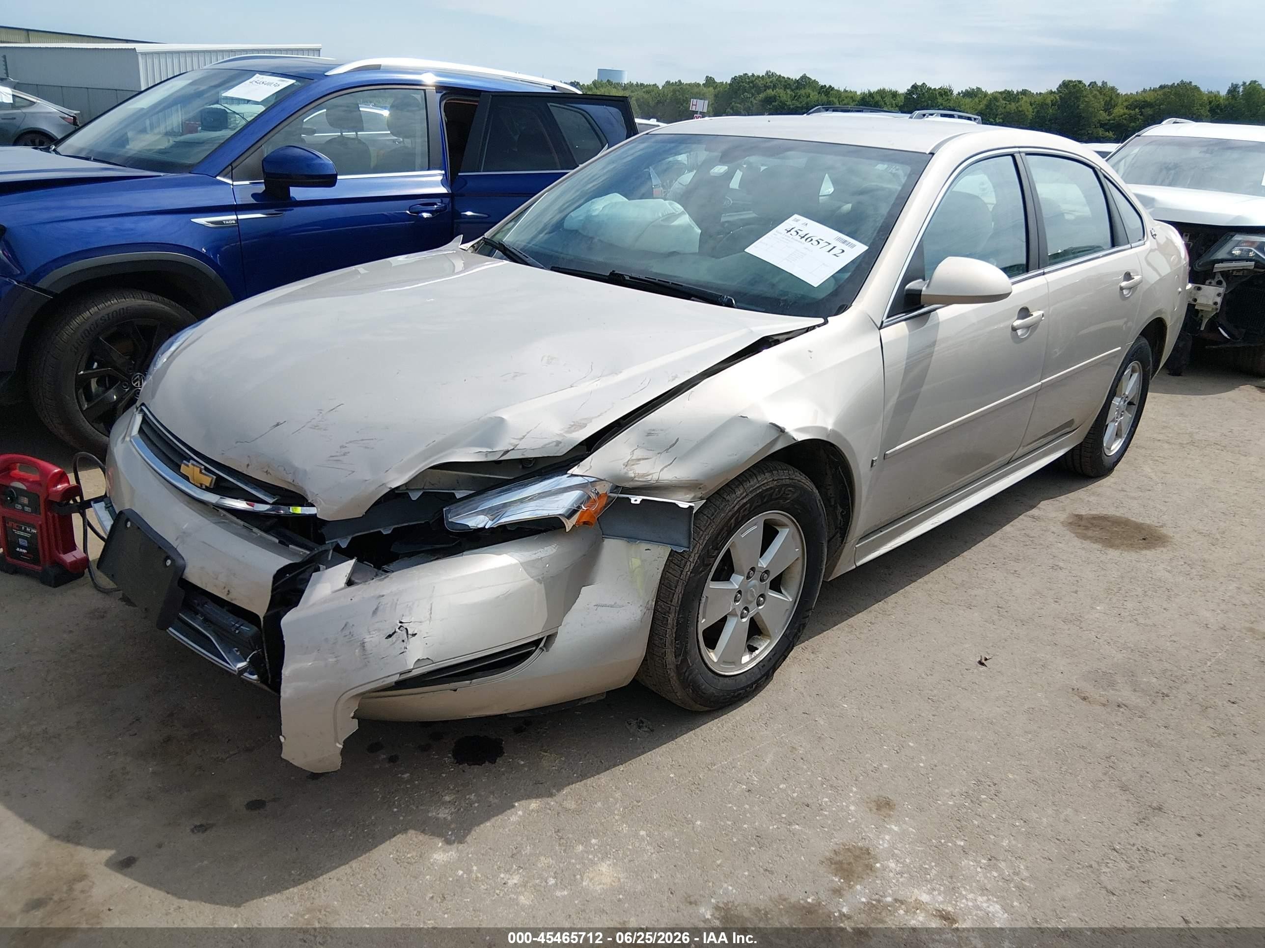 2009 Chevrolet Impala Lt Gold vin: 2G1WT57K191182792
