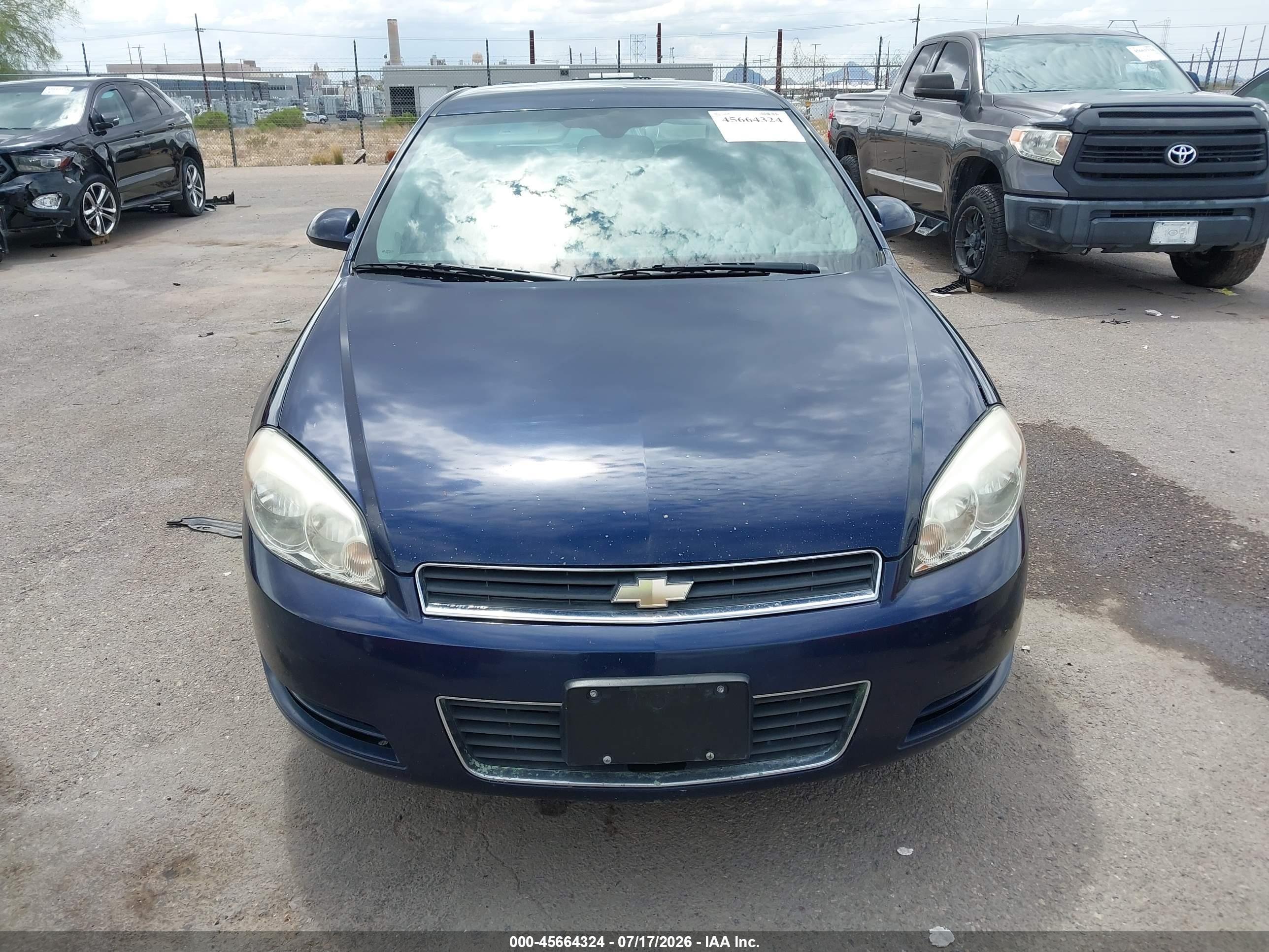 2009 Chevrolet Impala Lt Blue vin: 2G1WT57K191231537