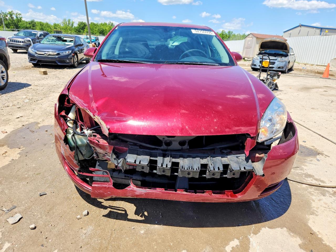 2009 Chevrolet Impala 1lt Red vin: 2G1WT57K191263162