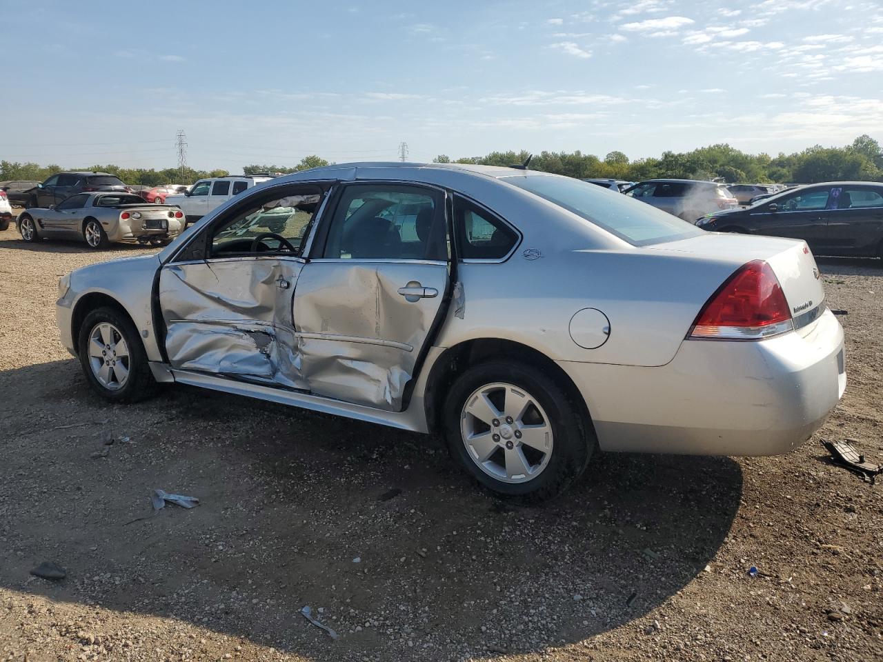 2009 Chevrolet Impala 1lt Silver vin: 2G1WT57K191267132