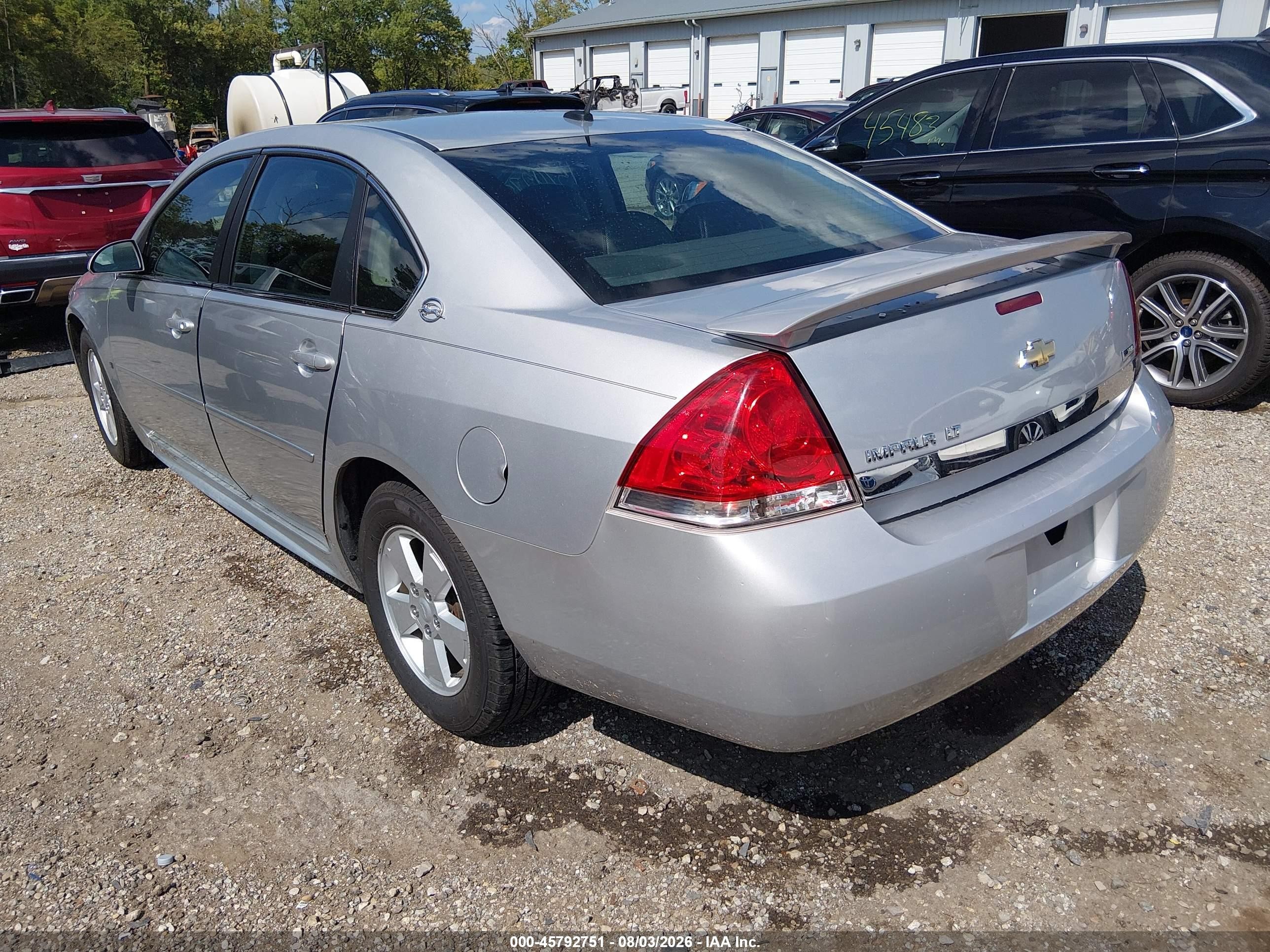 2009 Chevrolet Impala Lt Silver vin: 2G1WT57K191269902