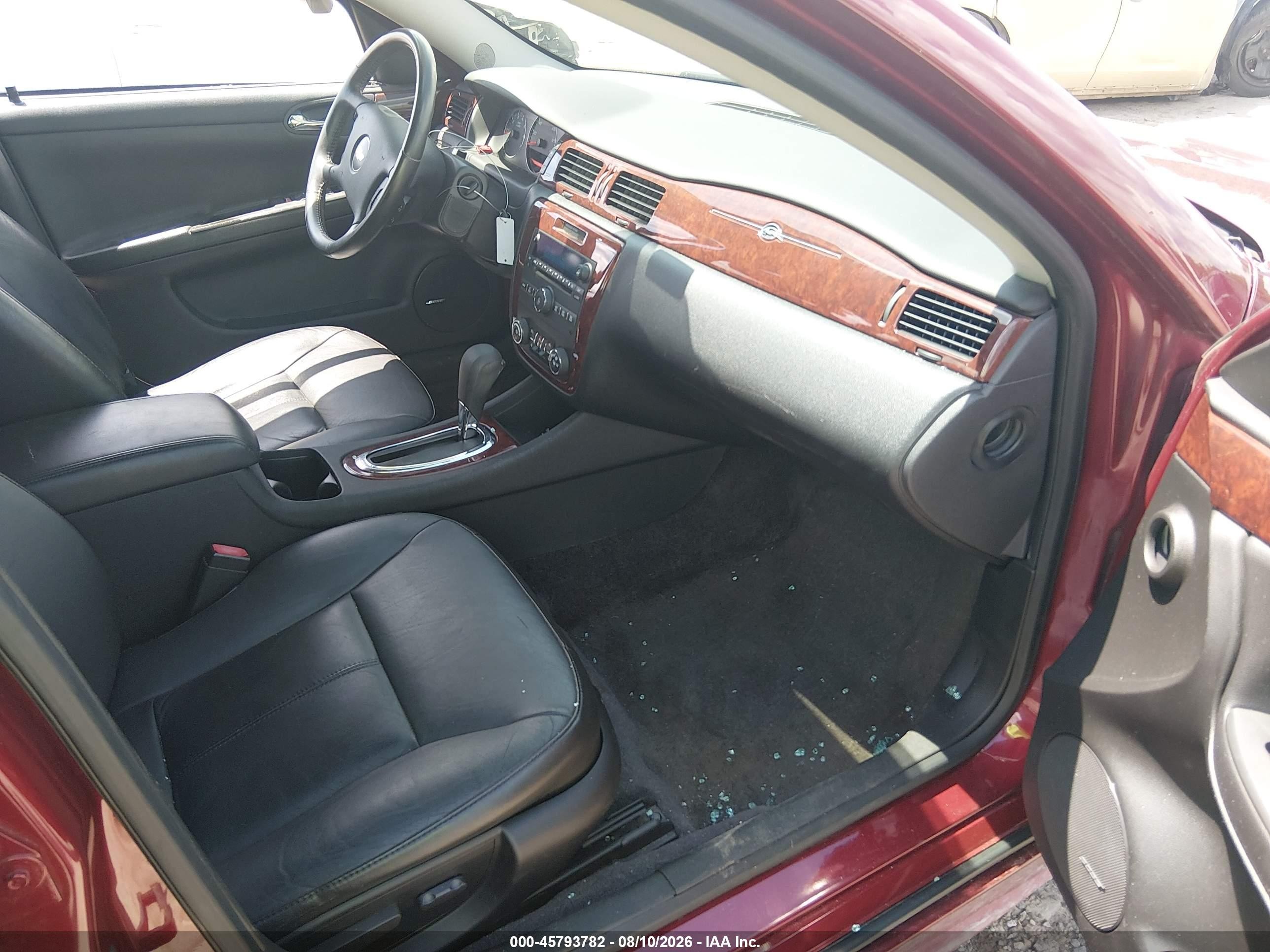 2009 Chevrolet Impala Lt Red vin: 2G1WT57K191321237