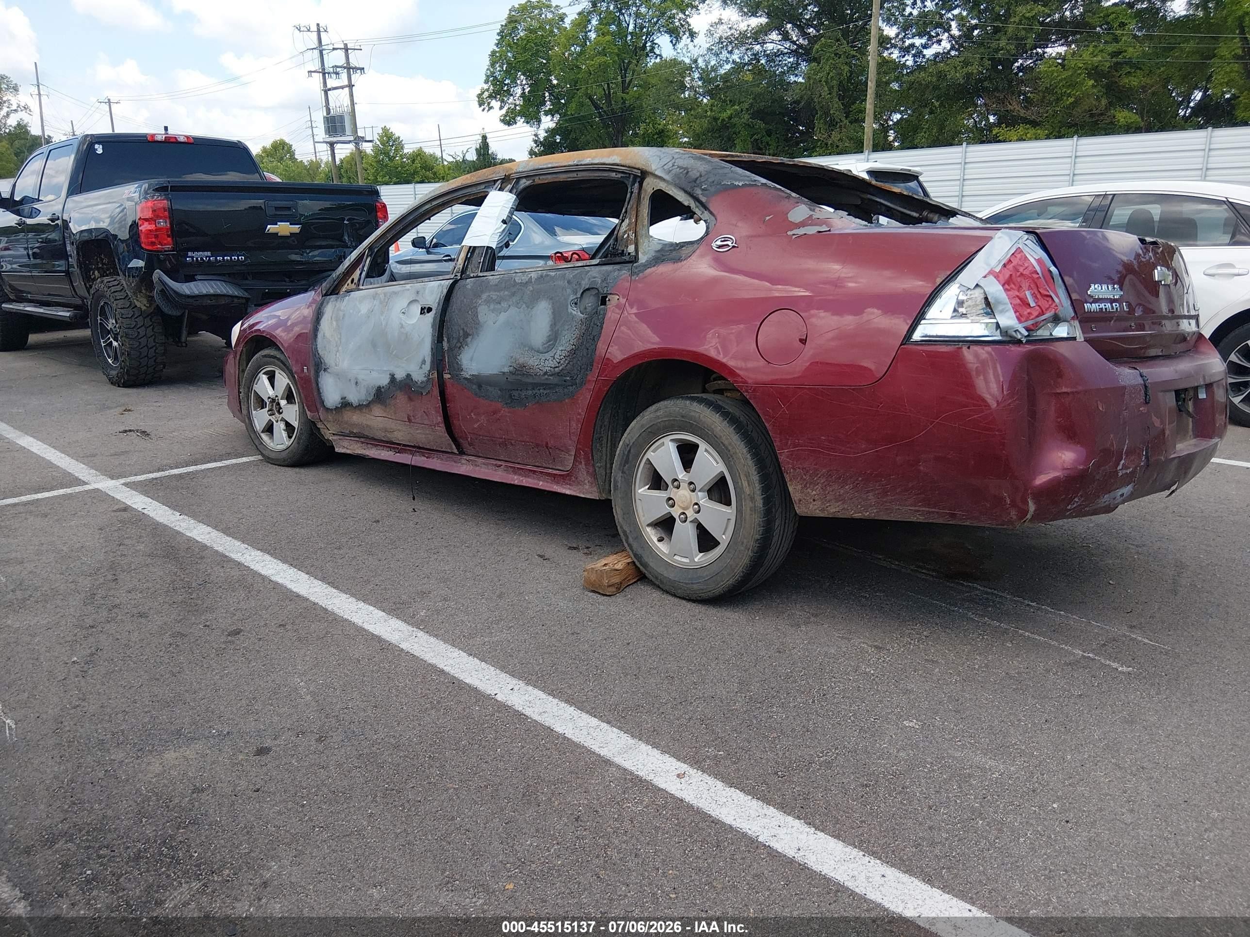 2009 Chevrolet Impala Lt Maroon vin: 2G1WT57K291112380