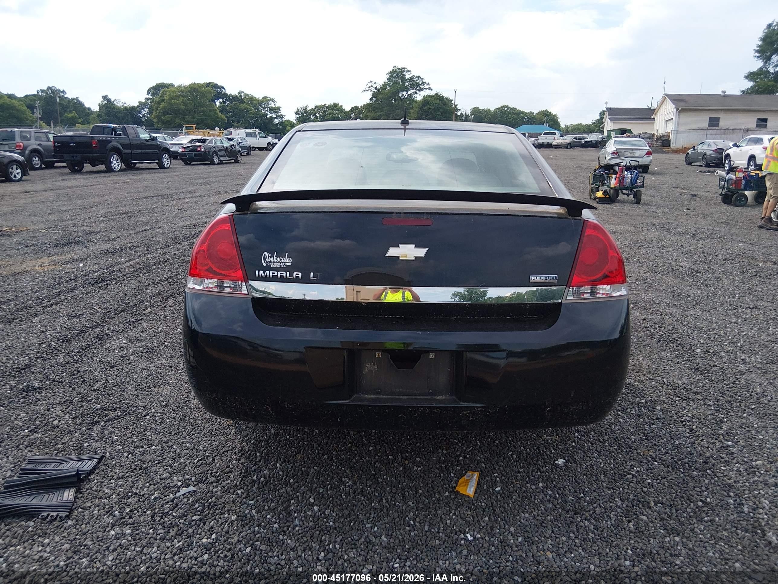 2009 Chevrolet Impala Lt Черный vin: 2G1WT57K291185247