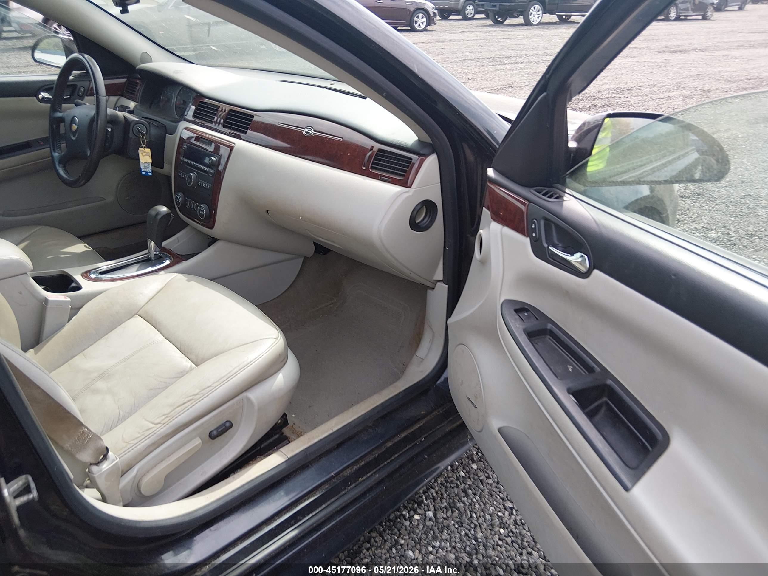 2009 Chevrolet Impala Lt Черный vin: 2G1WT57K291185247