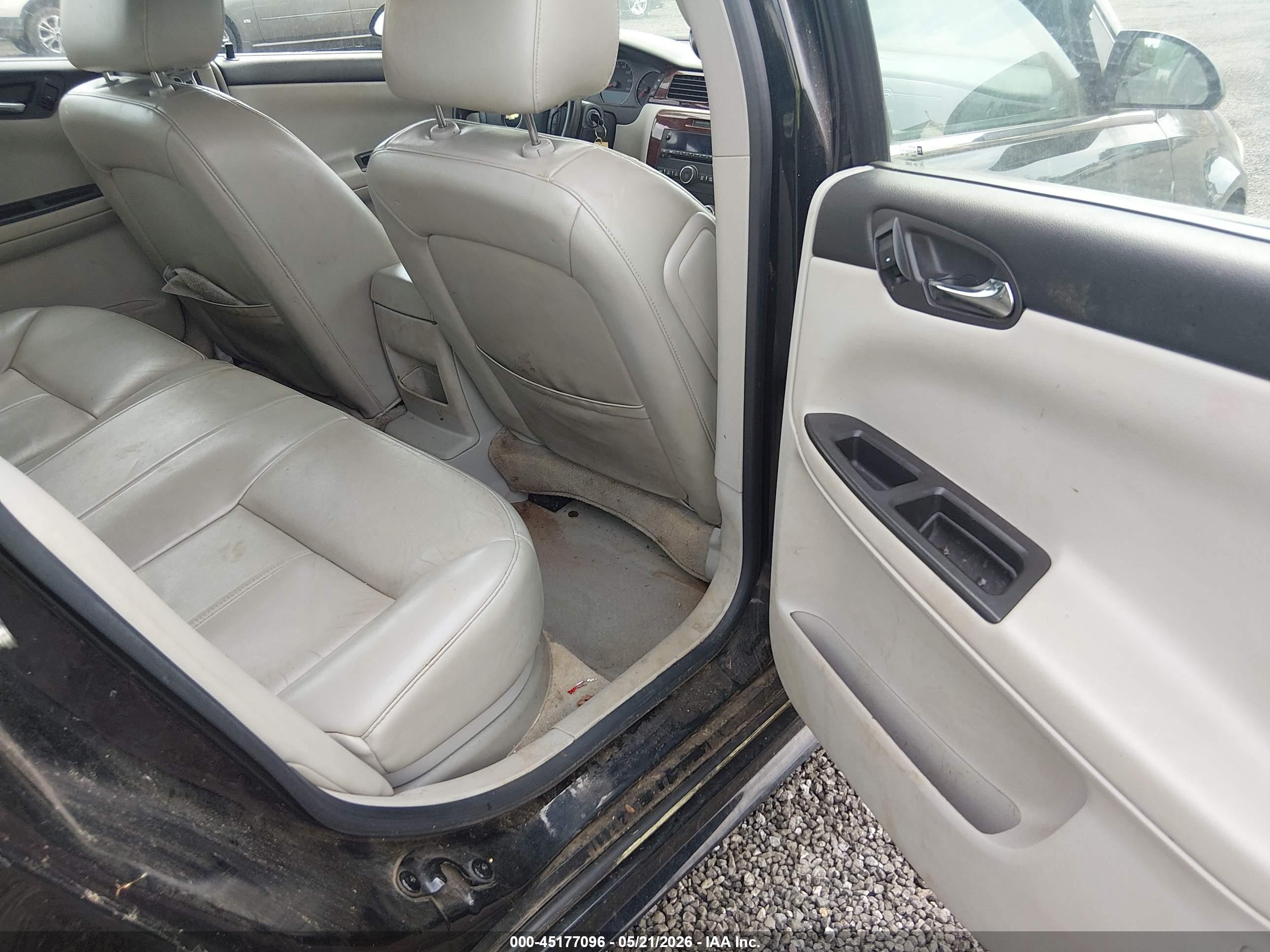 2009 Chevrolet Impala Lt Черный vin: 2G1WT57K291185247