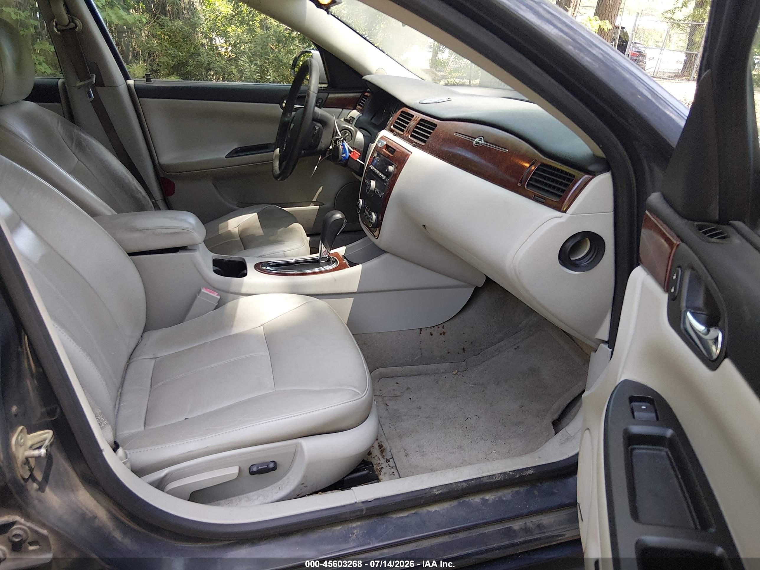 2009 Chevrolet Impala Lt Gray vin: 2G1WT57K291194479