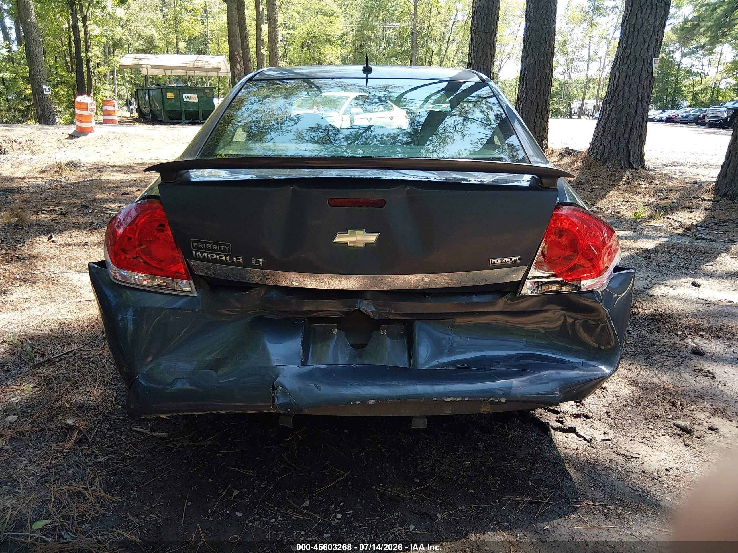 2009 Chevrolet Impala Lt Gray vin: 2G1WT57K291194479