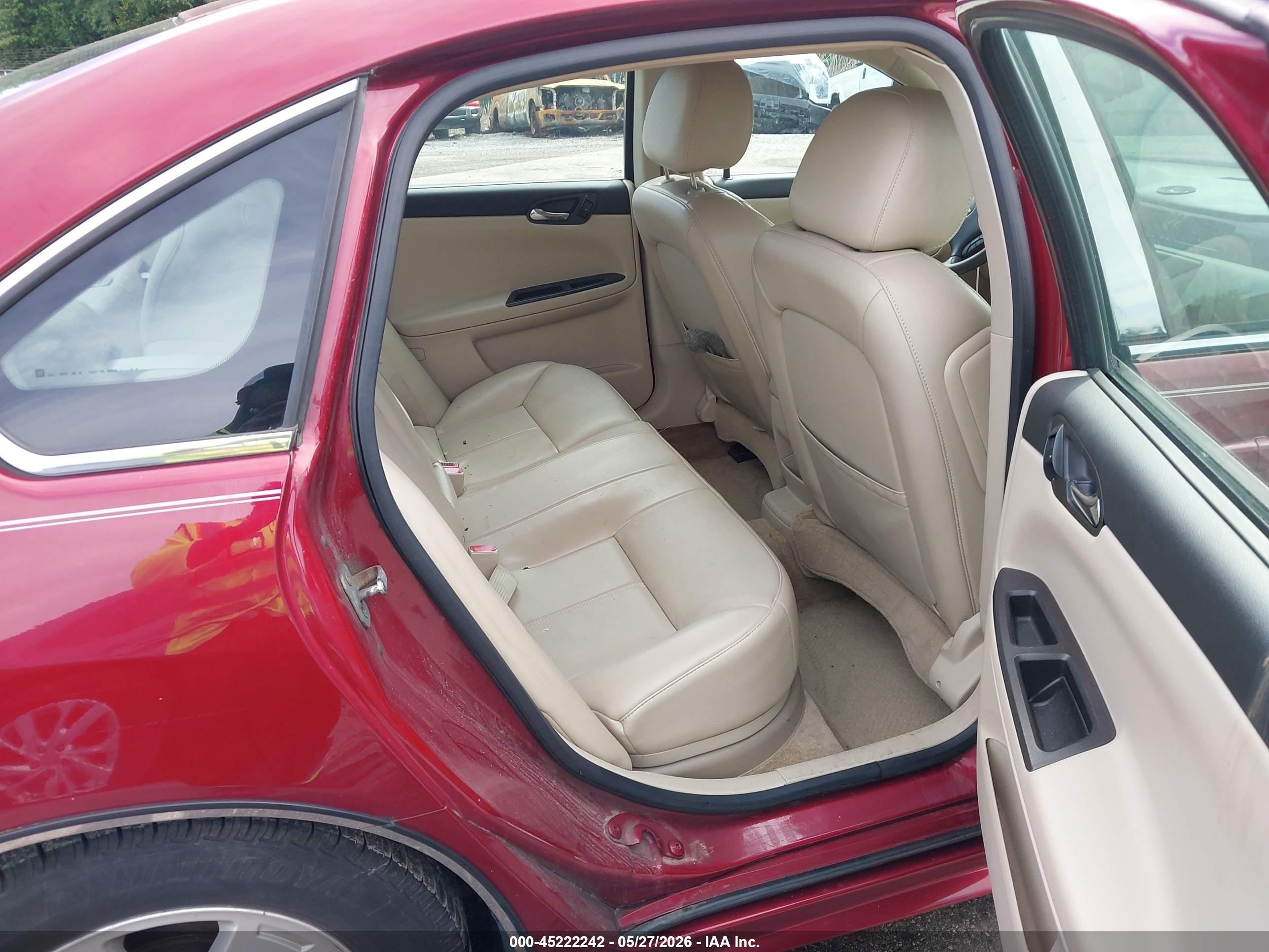 2009 Chevrolet Impala Lt Red vin: 2G1WT57K391110136