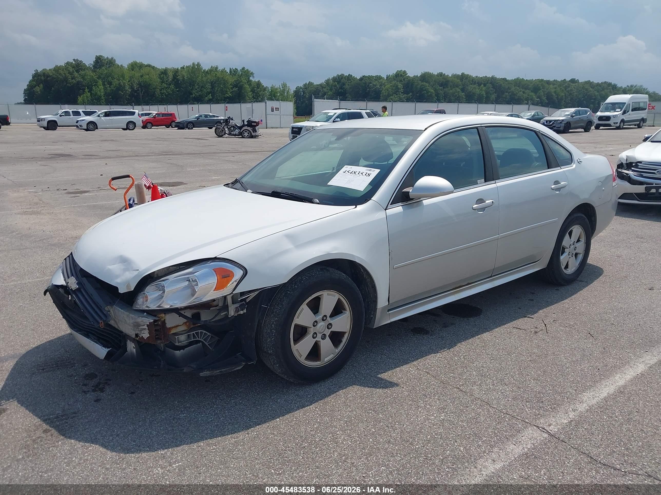 2009 Chevrolet Impala Lt Silver vin: 2G1WT57K391154220