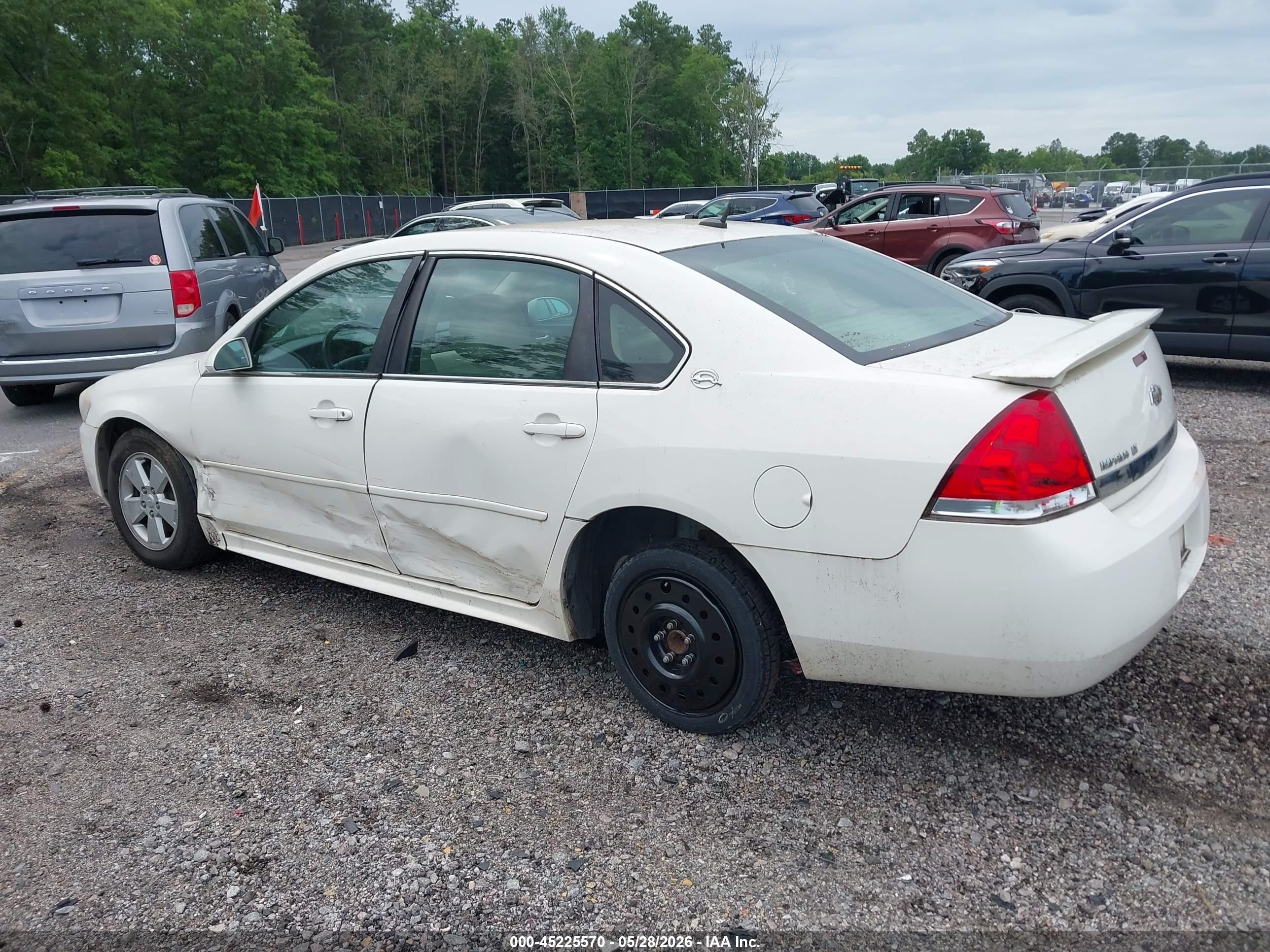 2009 Chevrolet Impala Lt White vin: 2G1WT57K391249280