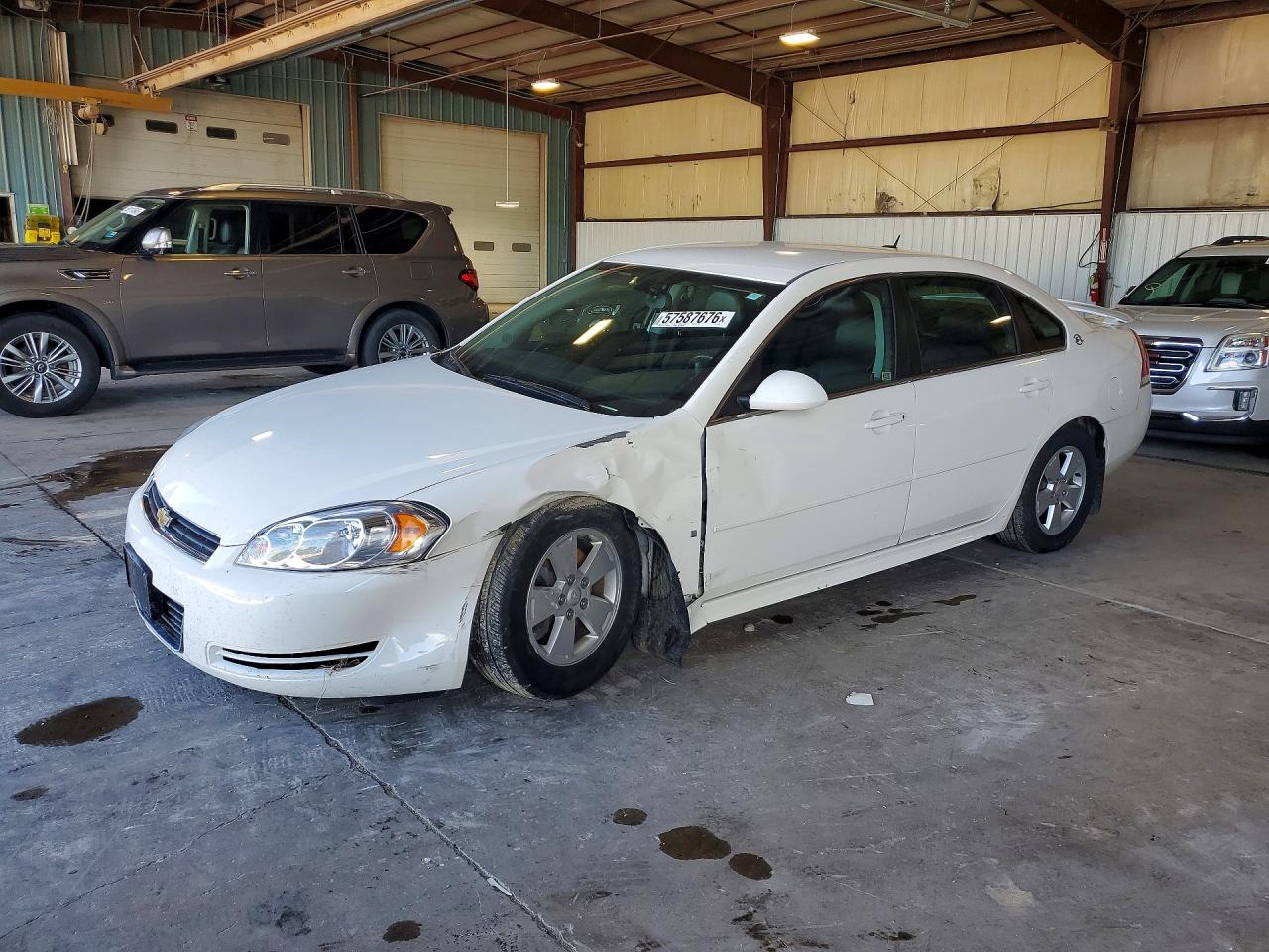2009 Chevrolet Impala 1lt White vin: 2G1WT57K391252776