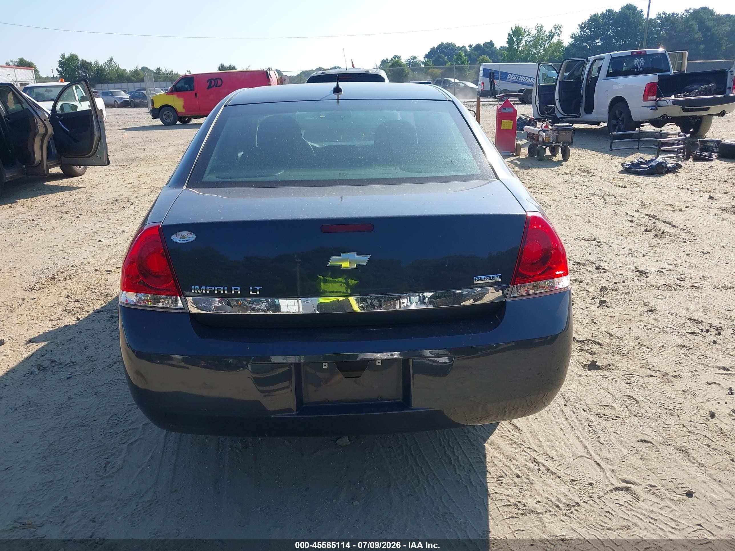 2009 Chevrolet Impala Lt Black vin: 2G1WT57K391257444