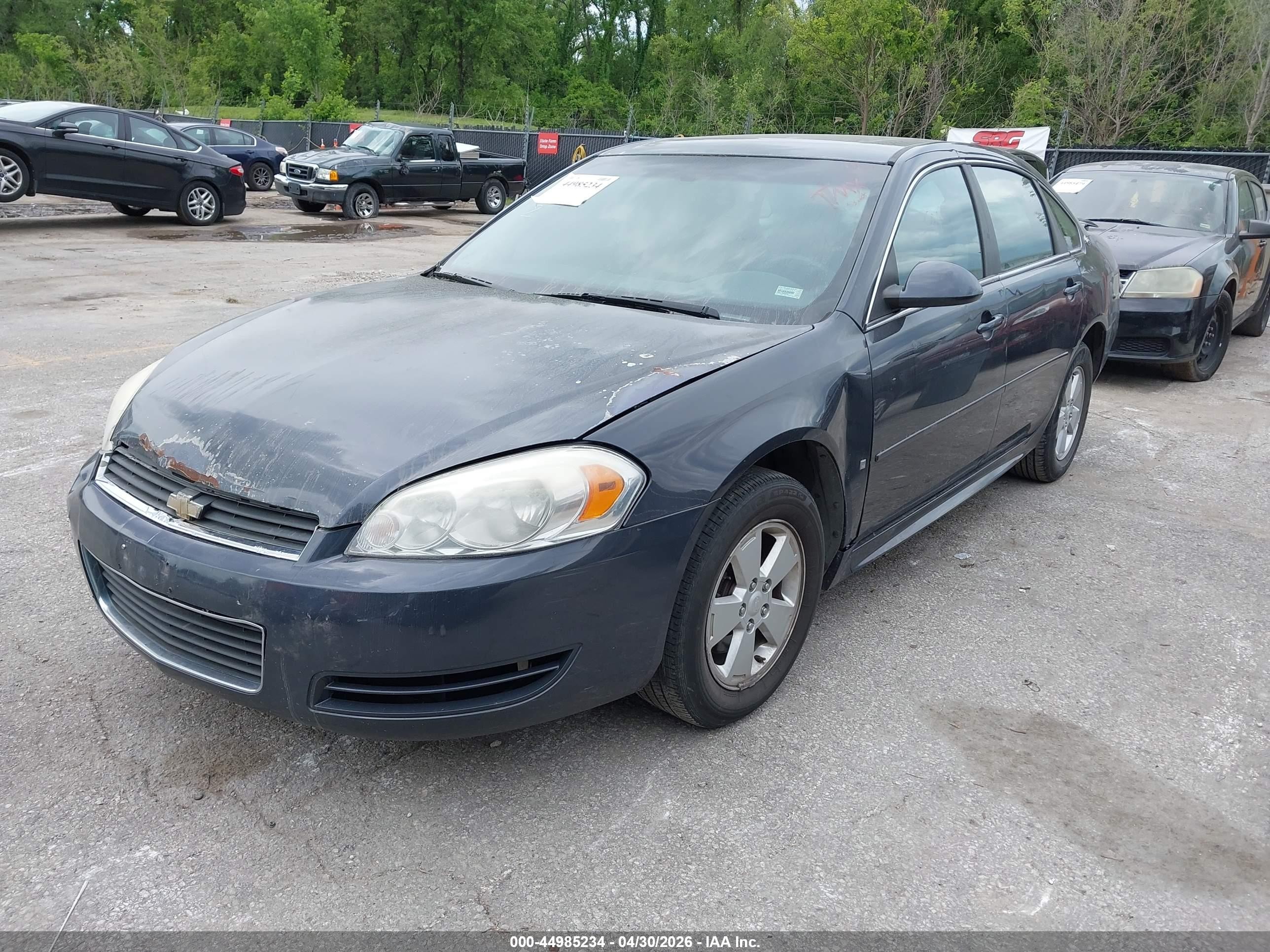 2009 Chevrolet Impala Lt Gray vin: 2G1WT57K391298608