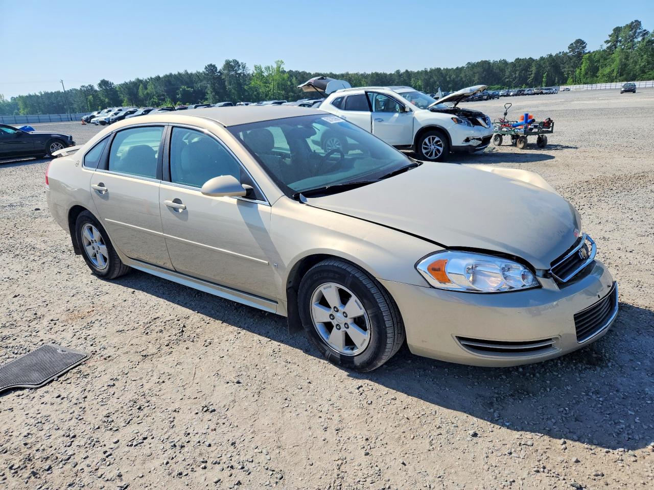 2009 Chevrolet Impala 1lt Gold vin: 2G1WT57K491218488