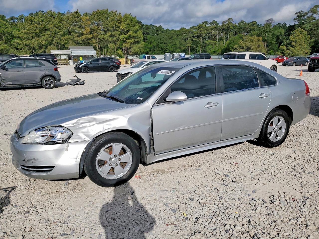 2009 Chevrolet Impala 1lt Silver vin: 2G1WT57K491290646