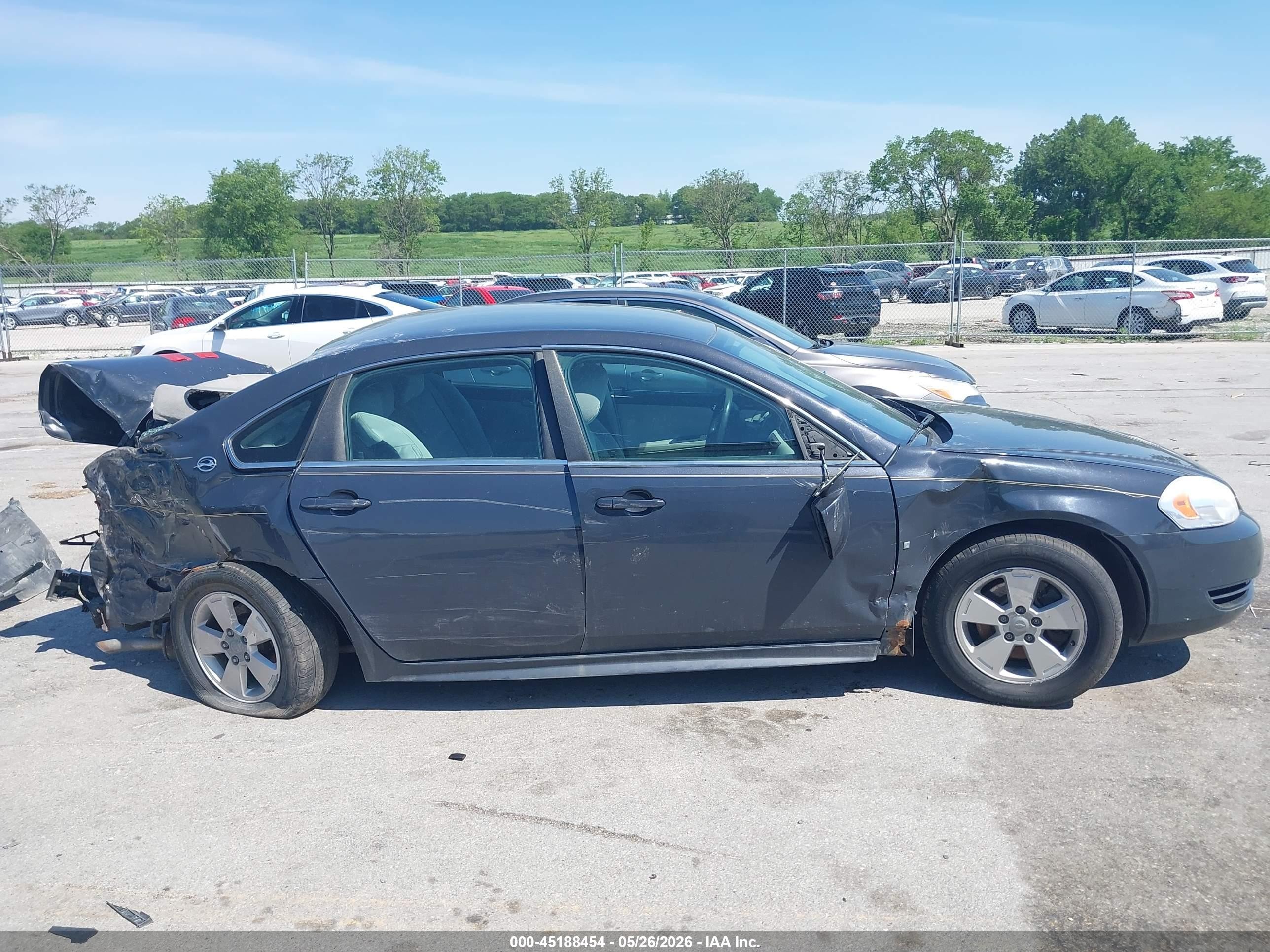 2009 Chevrolet Impala Lt Gray vin: 2G1WT57K591106329