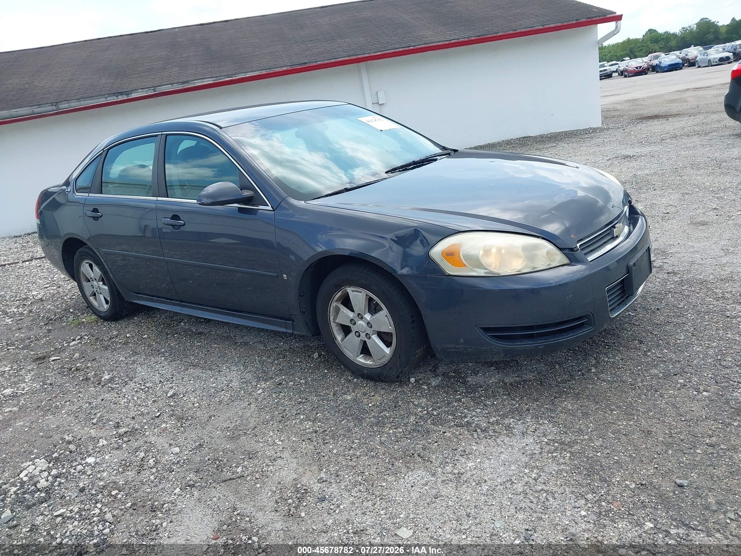 2009 Chevrolet Impala Lt Серый vin: 2G1WT57K591111658