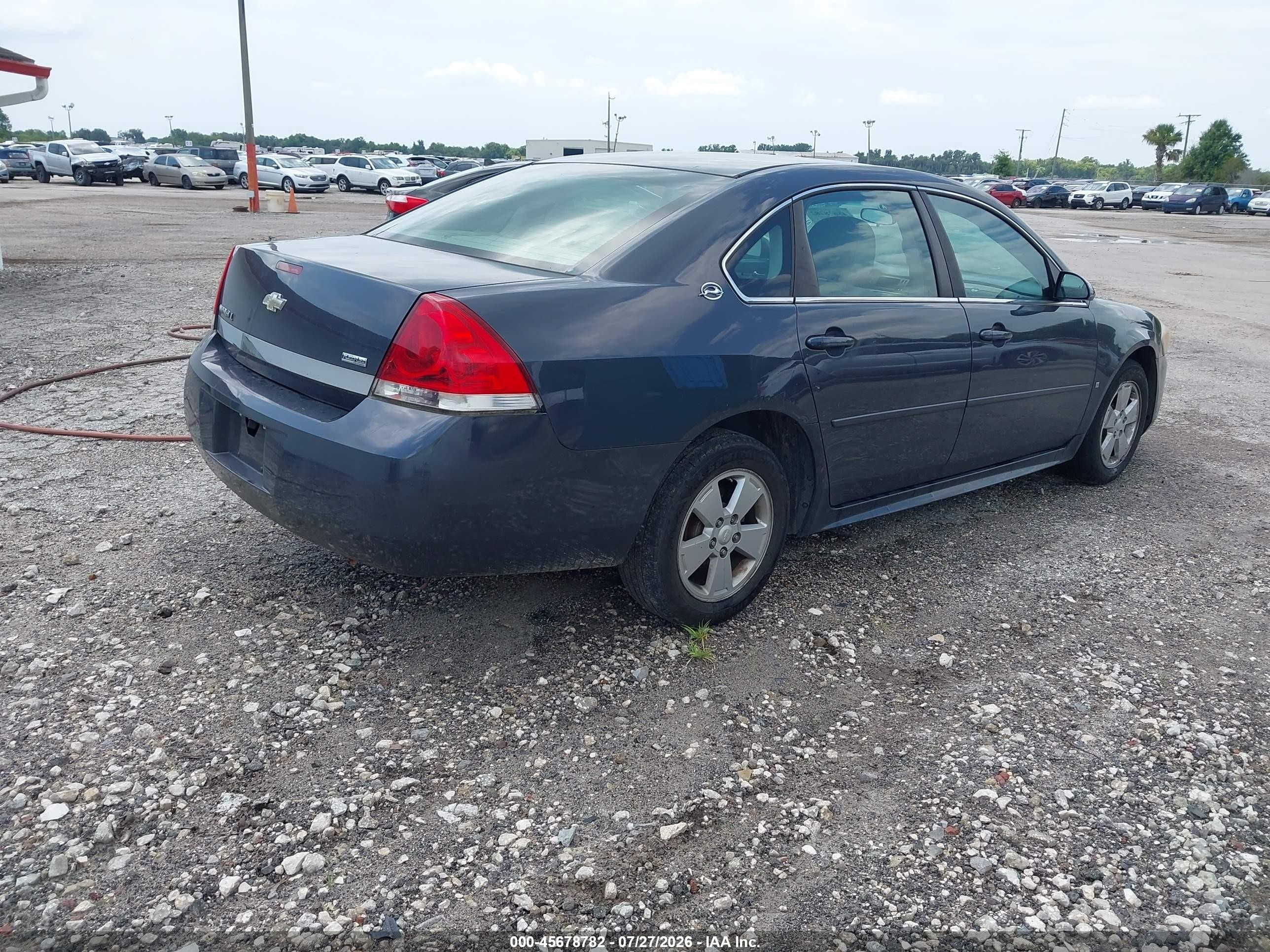 2009 Chevrolet Impala Lt Серый vin: 2G1WT57K591111658
