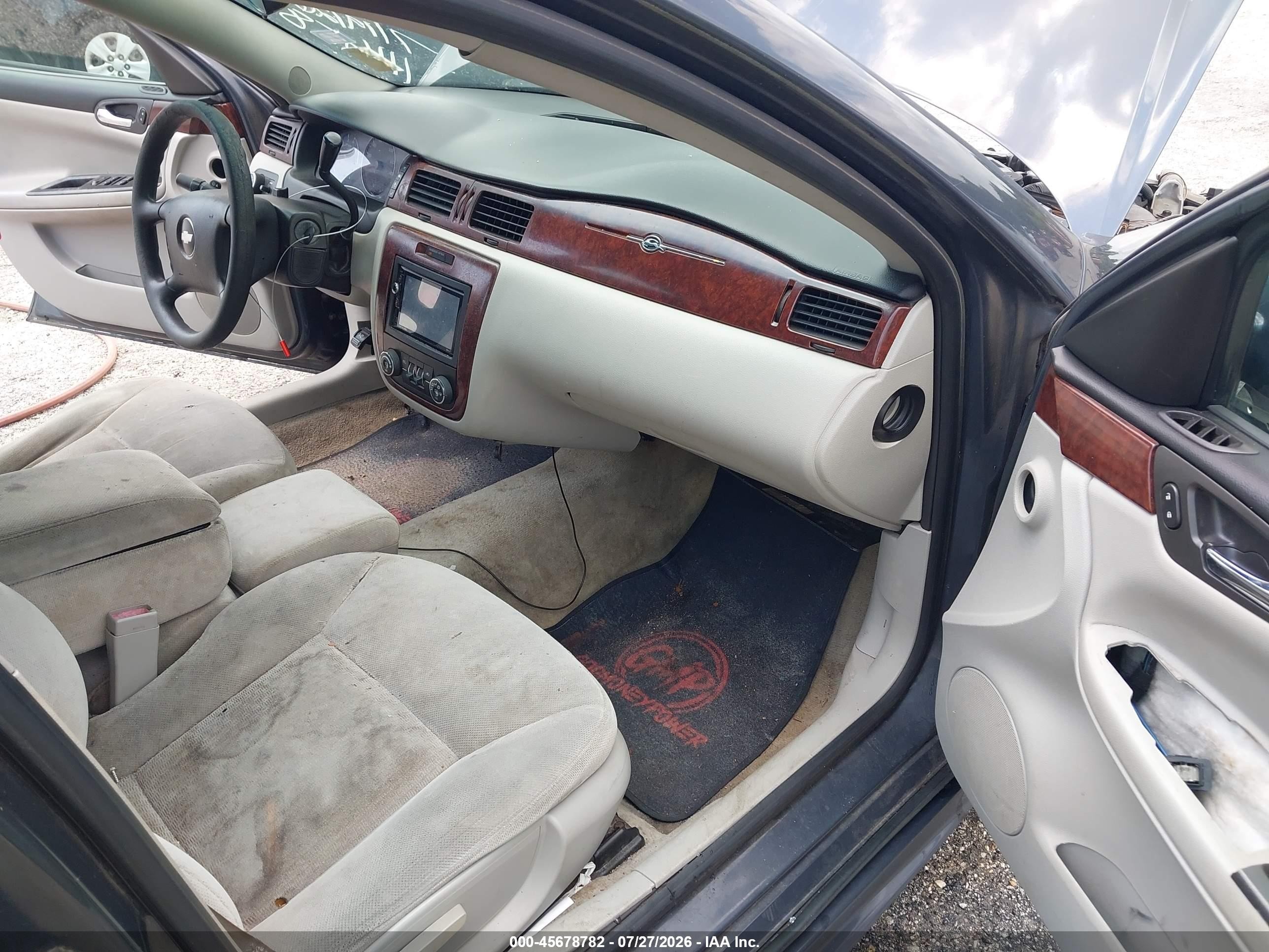 2009 Chevrolet Impala Lt Серый vin: 2G1WT57K591111658