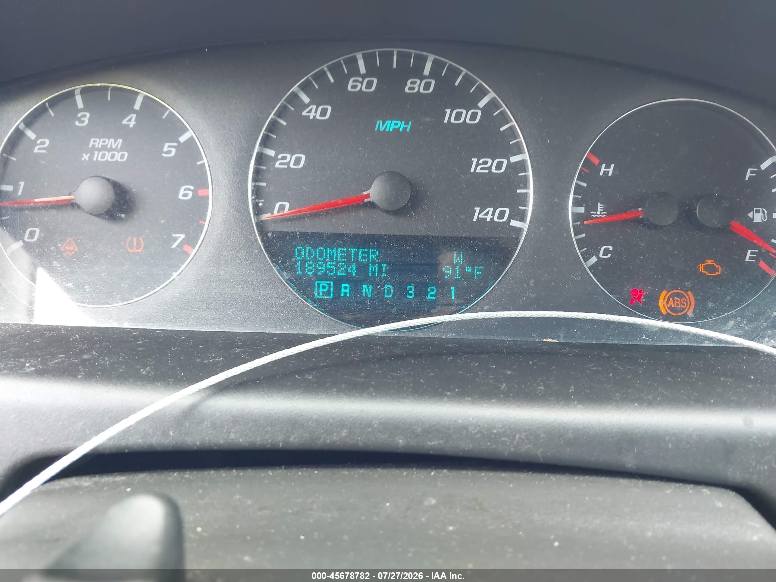 2009 Chevrolet Impala Lt Серый vin: 2G1WT57K591111658