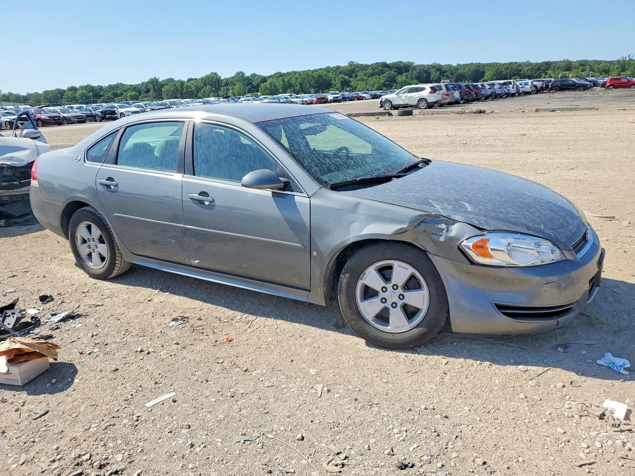 2009 Chevrolet Impala 1lt Silver vin: 2G1WT57K591205295
