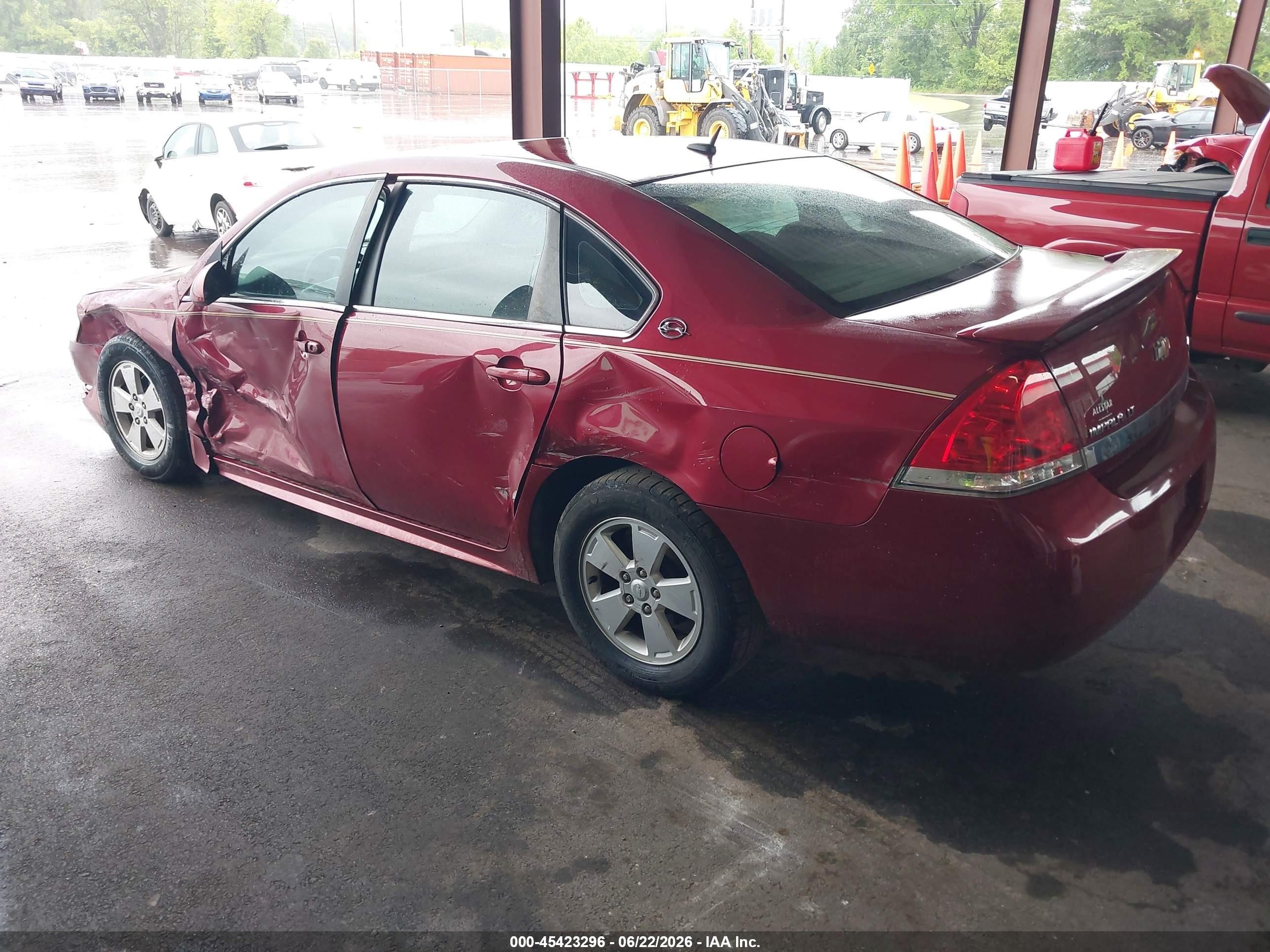 2009 Chevrolet Impala Lt Red vin: 2G1WT57K591209833