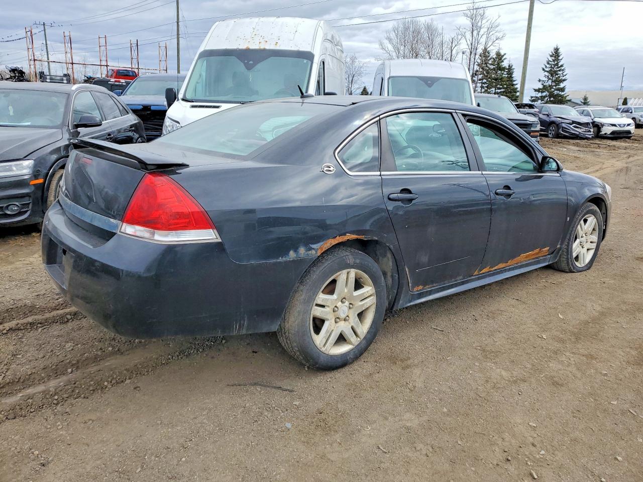 2009 Chevrolet Impala 1lt Black vin: 2G1WT57K591222730