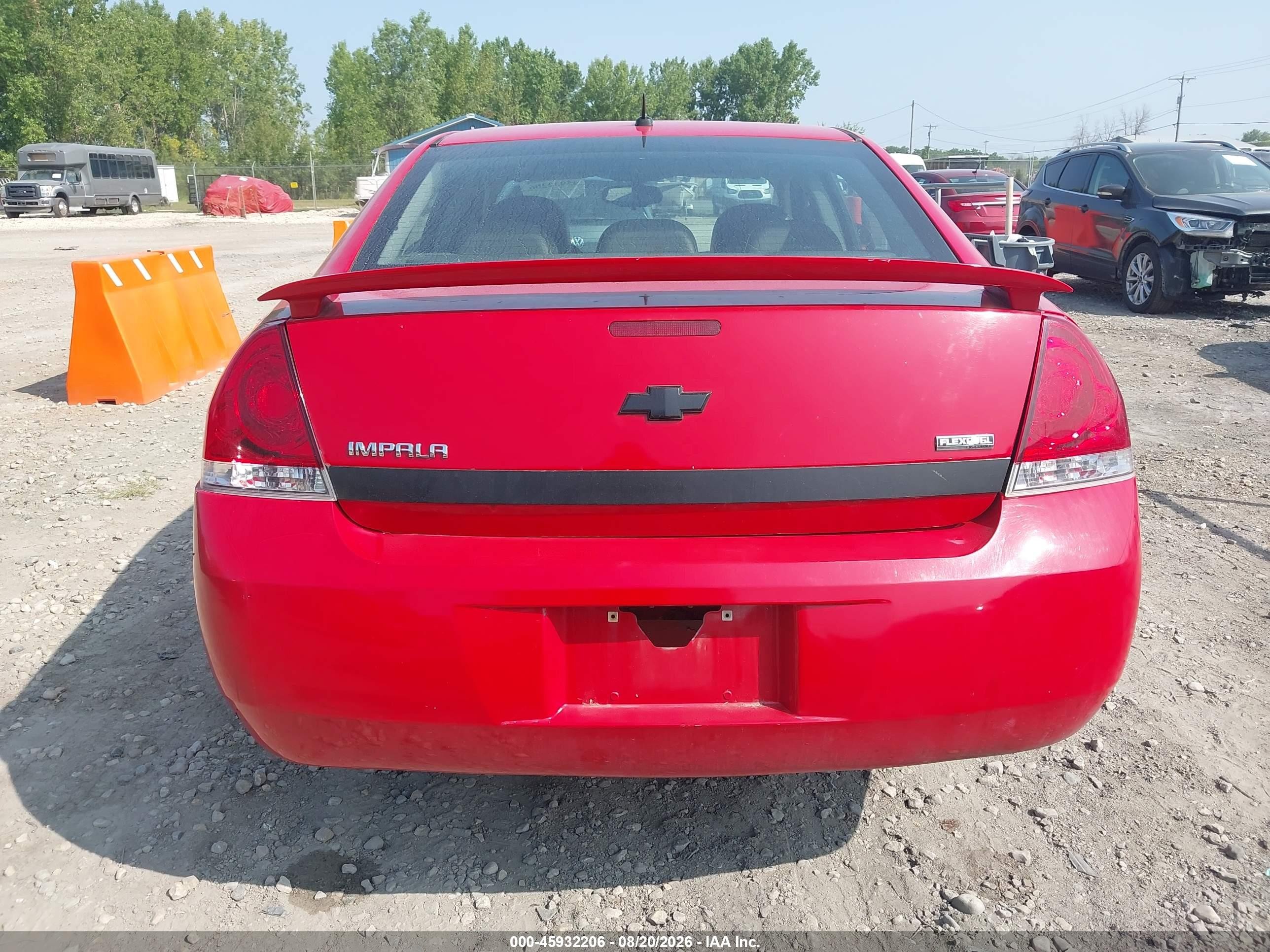 2009 Chevrolet Impala Lt Red vin: 2G1WT57K591226809
