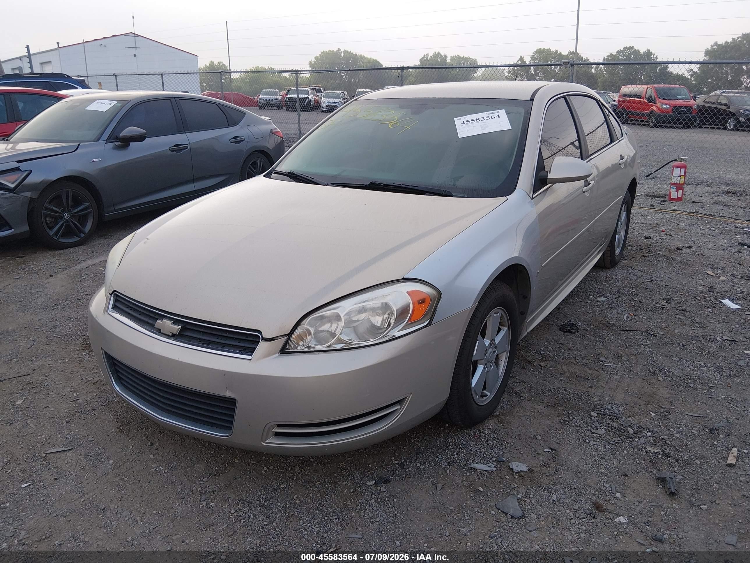 2009 Chevrolet Impala Lt Золотой vin: 2G1WT57K591228401