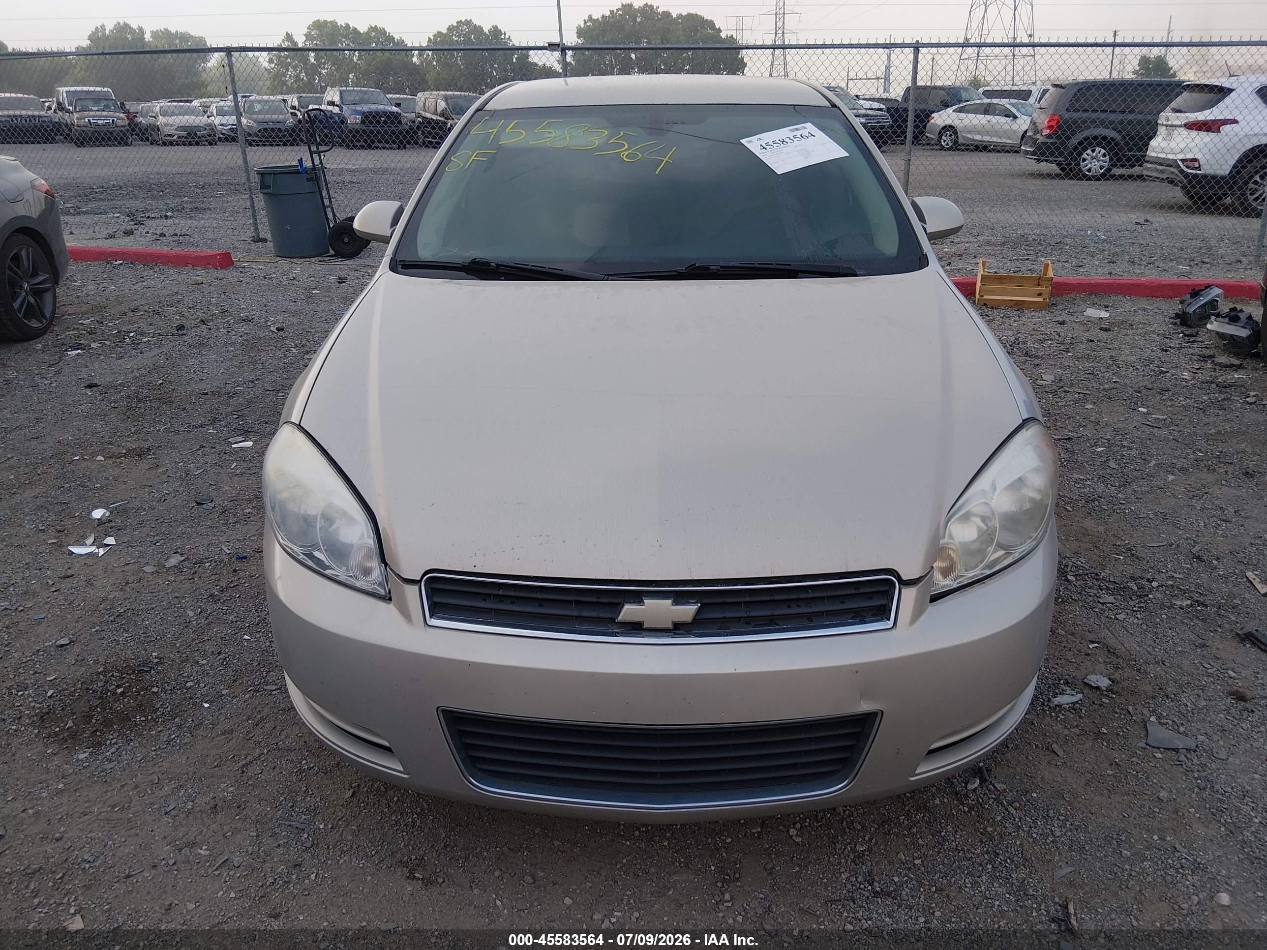 2009 Chevrolet Impala Lt Золотой vin: 2G1WT57K591228401