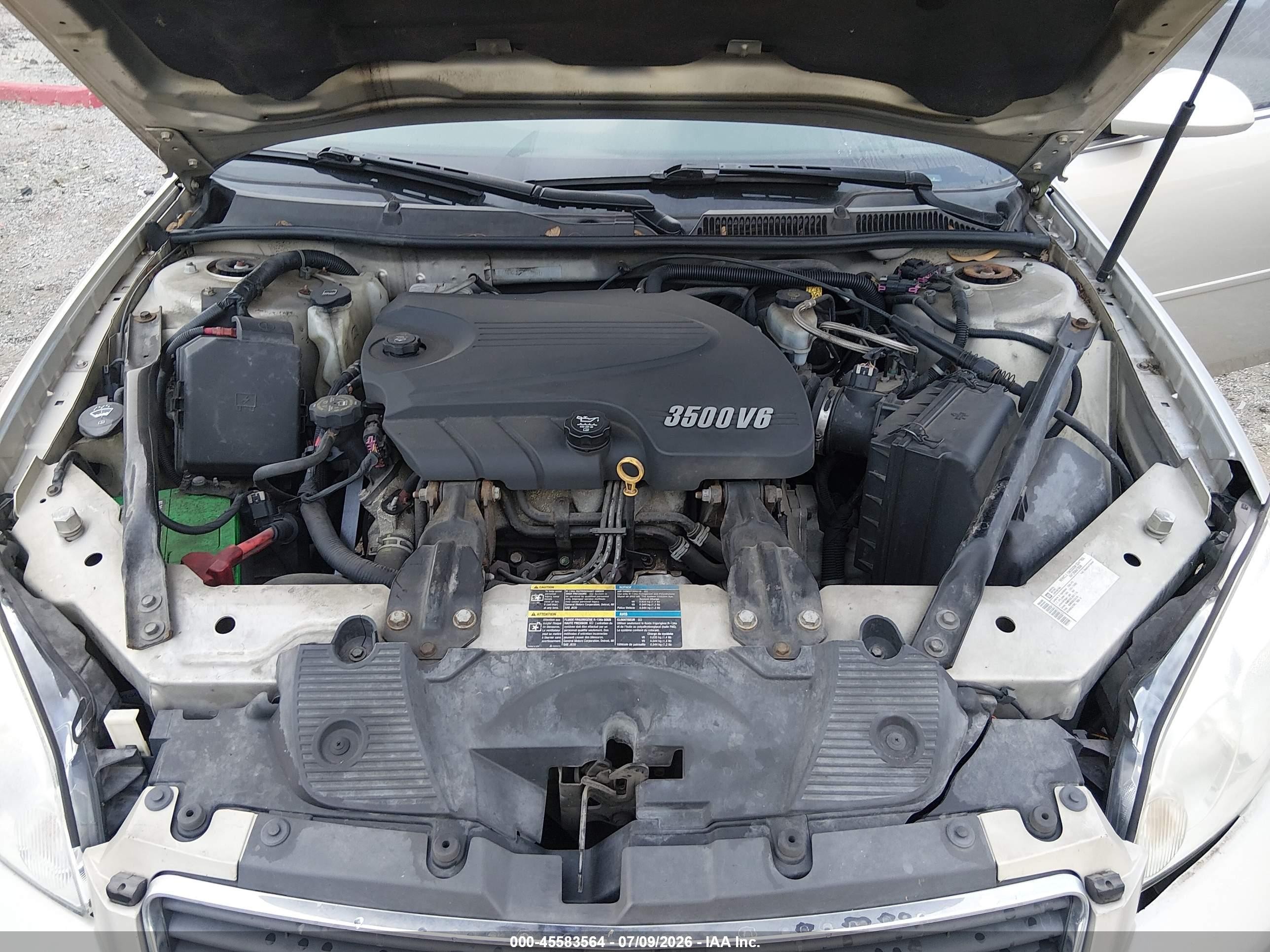 2009 Chevrolet Impala Lt Золотой vin: 2G1WT57K591228401