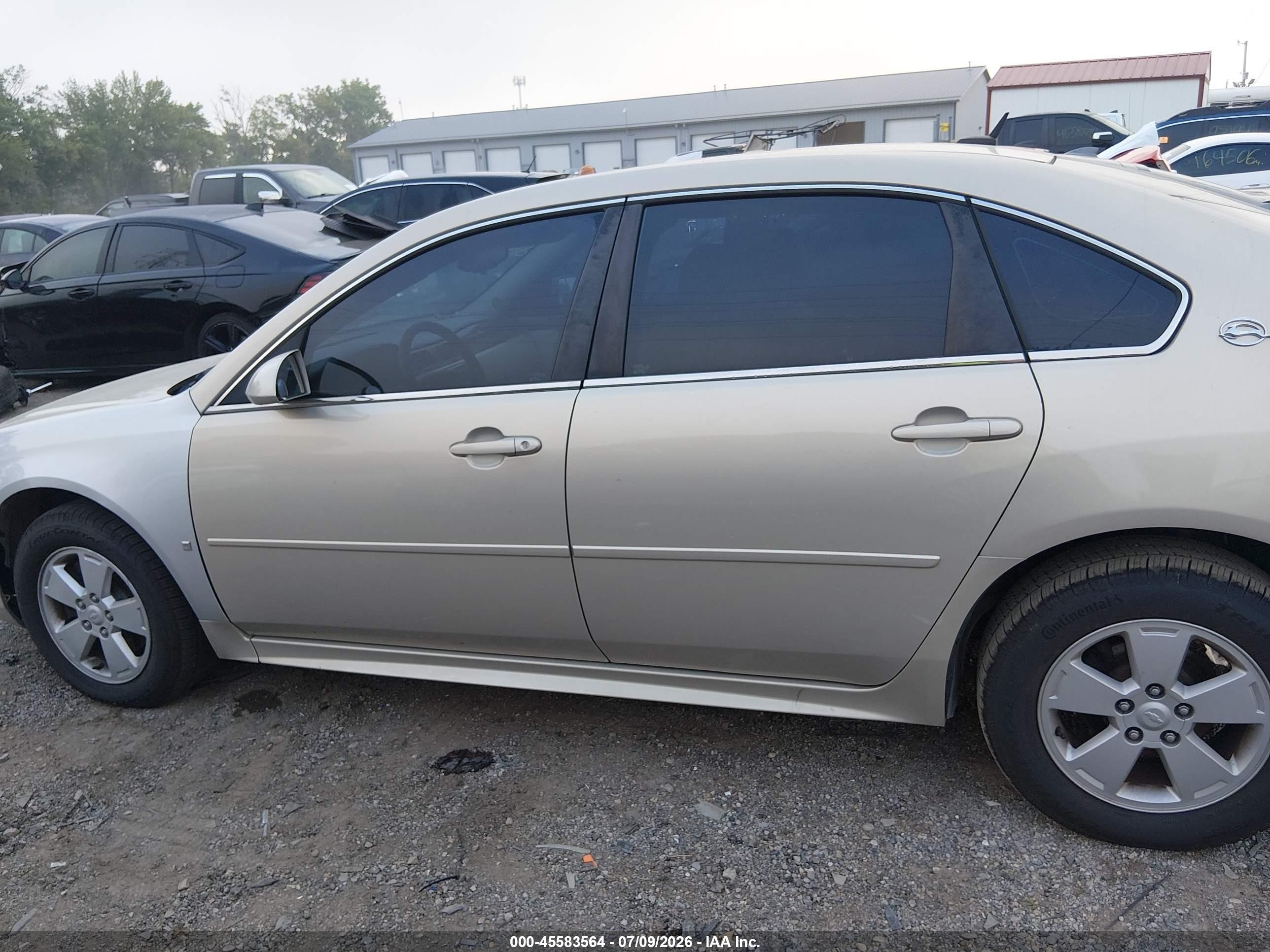 2009 Chevrolet Impala Lt Золотой vin: 2G1WT57K591228401