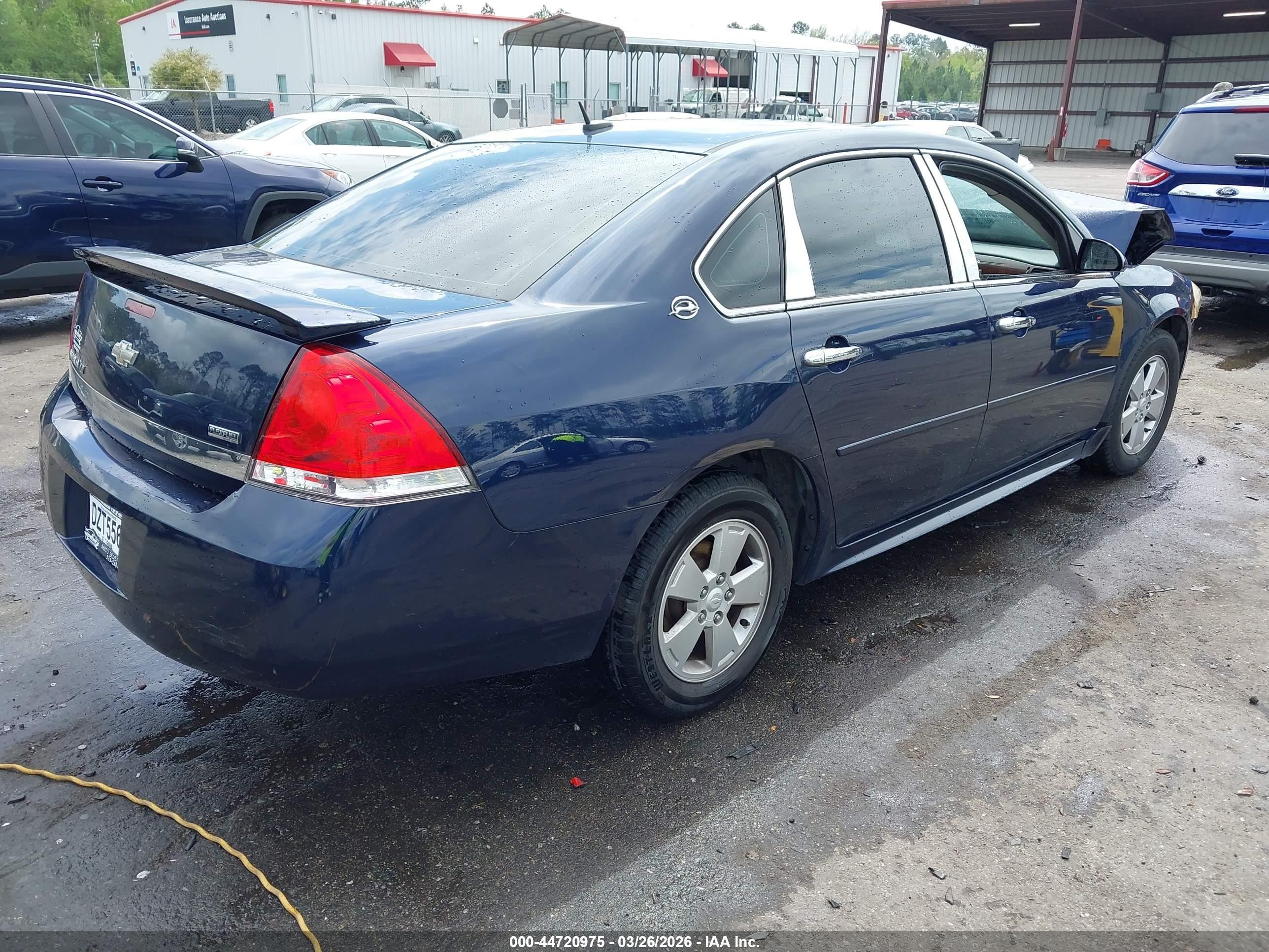 2009 Chevrolet Impala Lt Blue vin: 2G1WT57K591261379