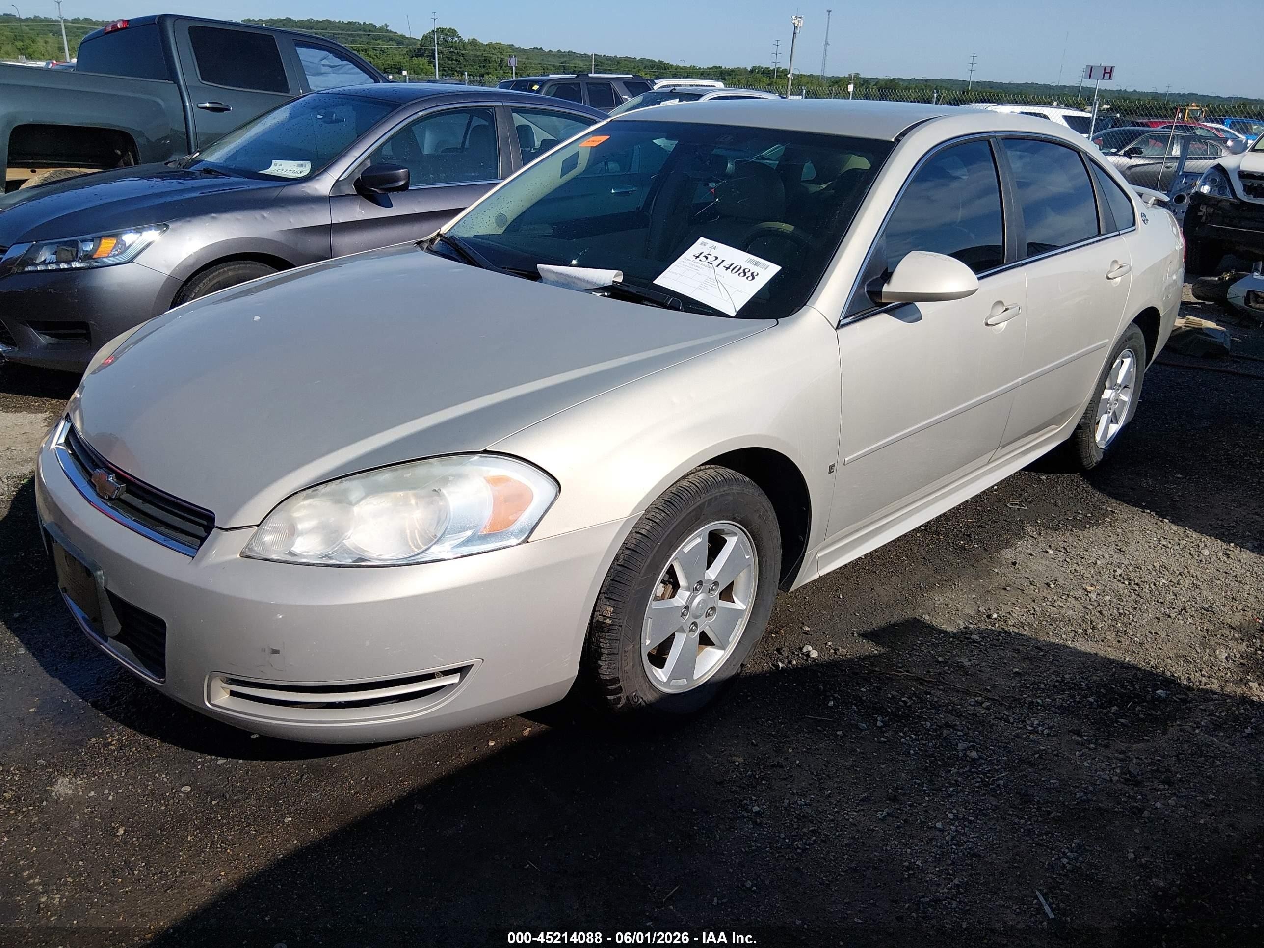 2009 Chevrolet Impala Lt Gray vin: 2G1WT57K691104959