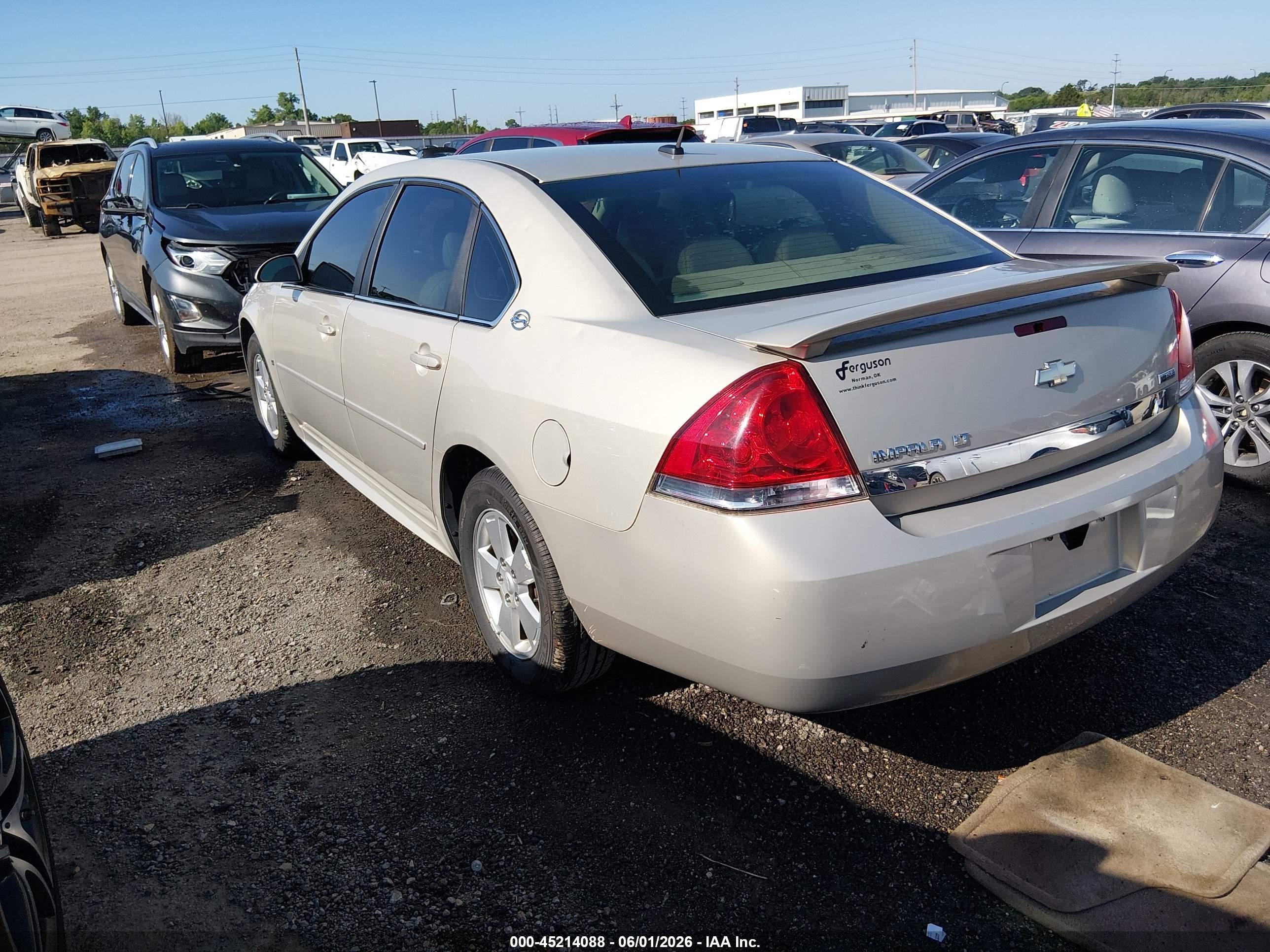 2009 Chevrolet Impala Lt Gray vin: 2G1WT57K691104959