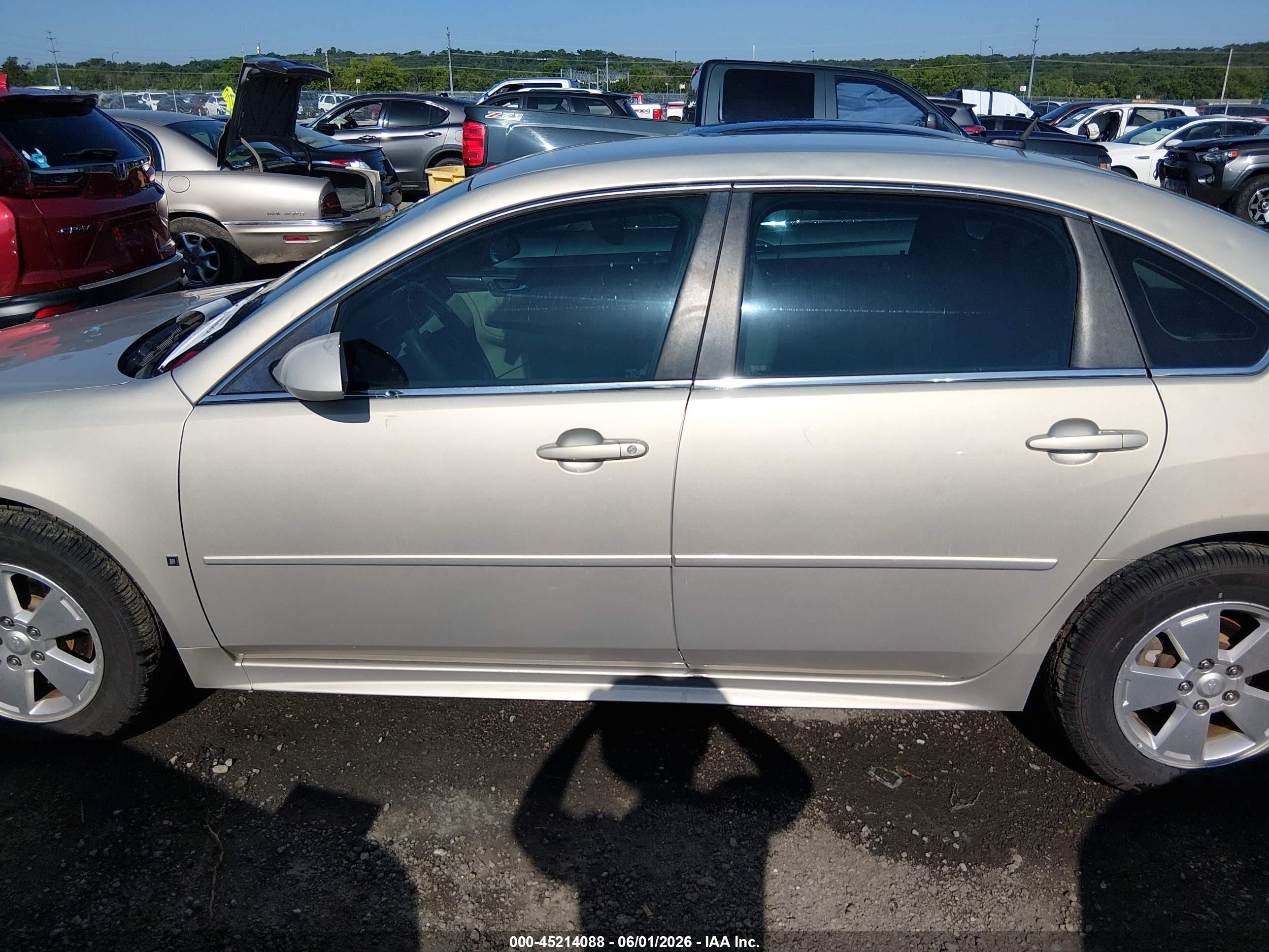 2009 Chevrolet Impala Lt Gray vin: 2G1WT57K691104959