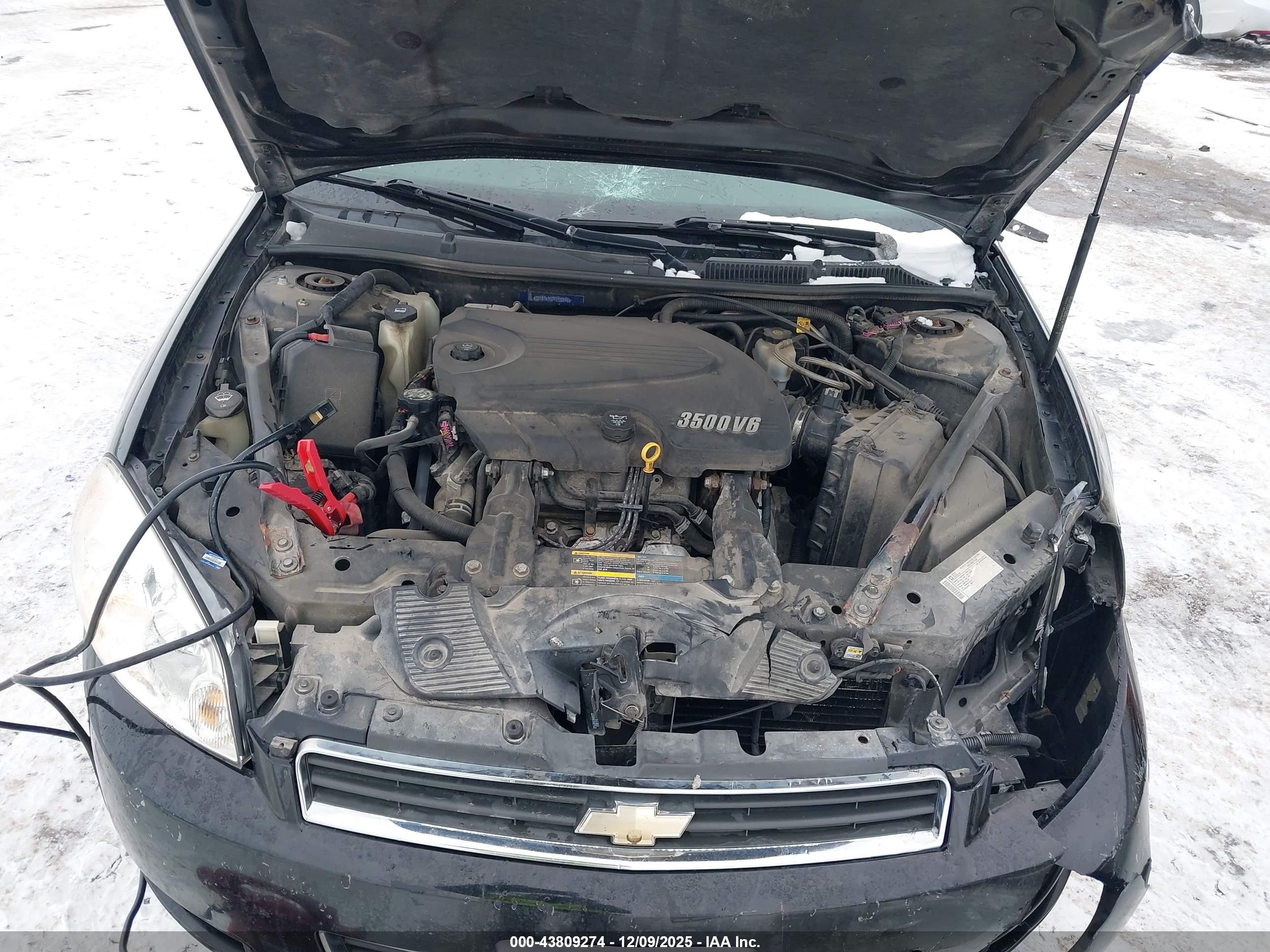 2009 Chevrolet Impala Lt Black vin: 2G1WT57K691106646