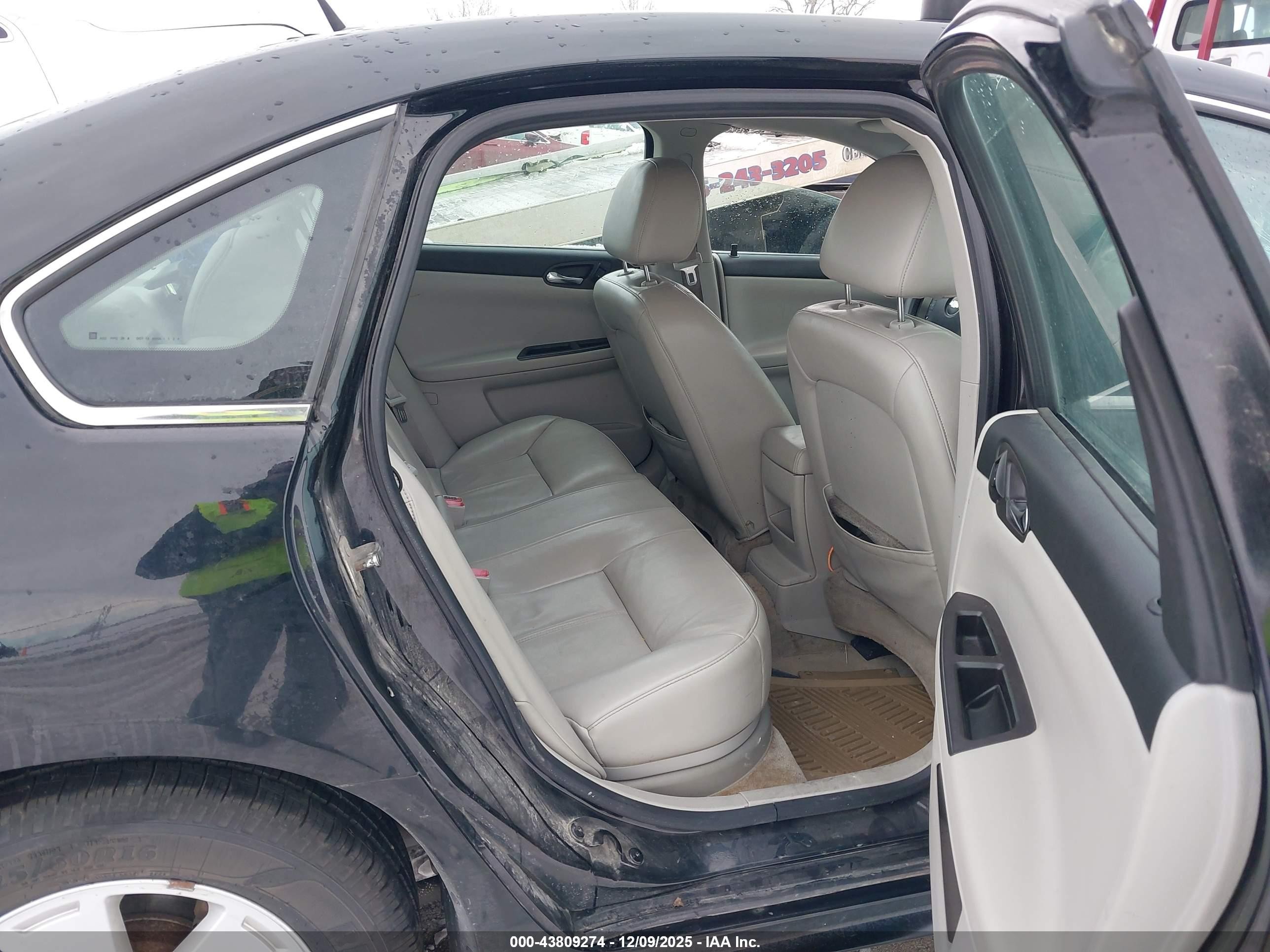 2009 Chevrolet Impala Lt Black vin: 2G1WT57K691106646